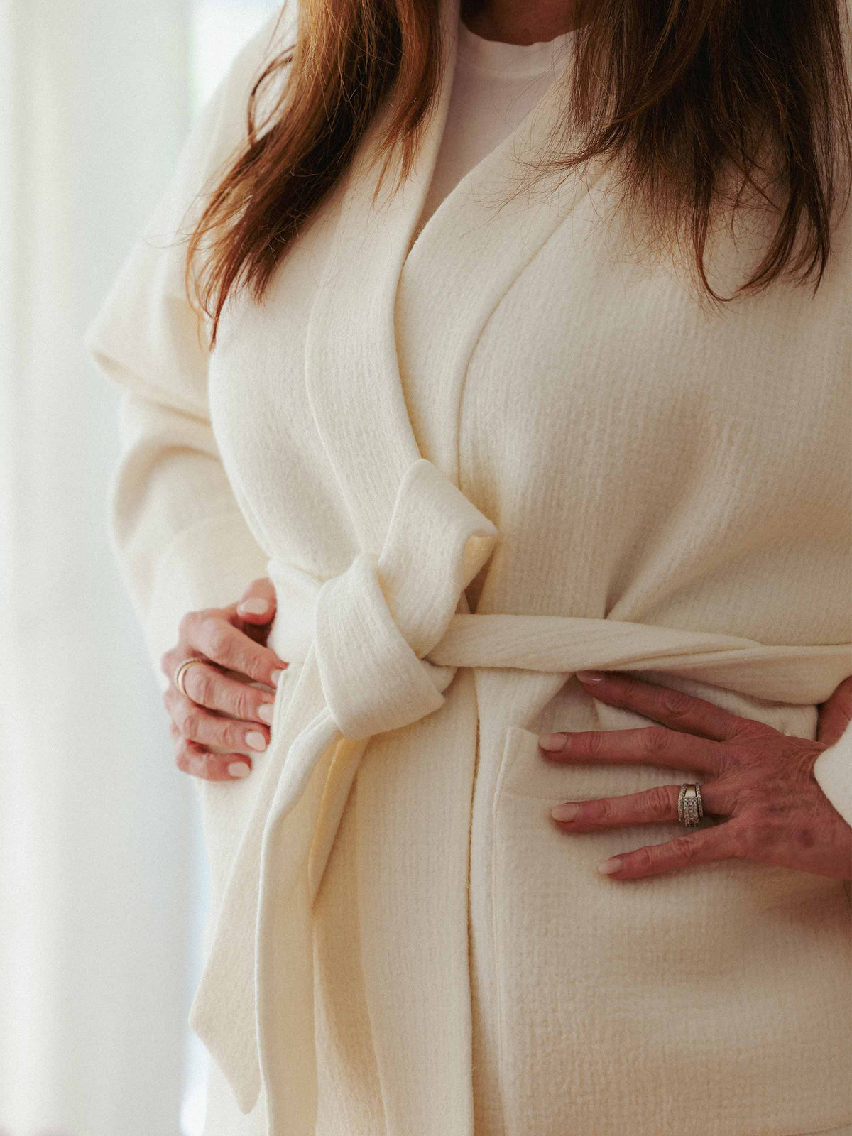 ELLA WOOL V-NECK JACKET