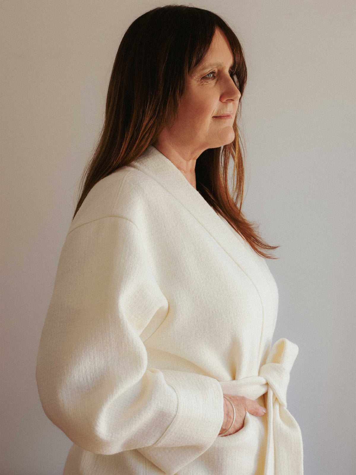 ELLA WOOL V-NECK JACKET