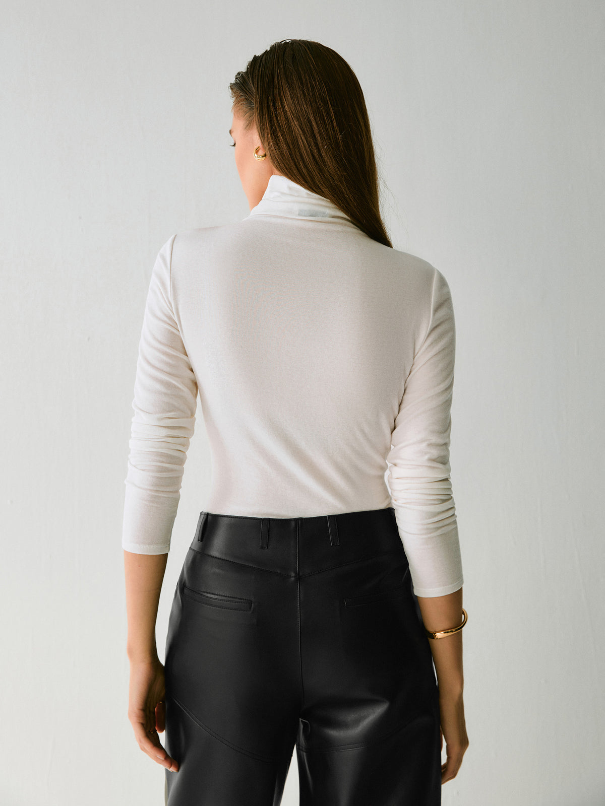 Juno Lyocell/Wool Turtleneck
