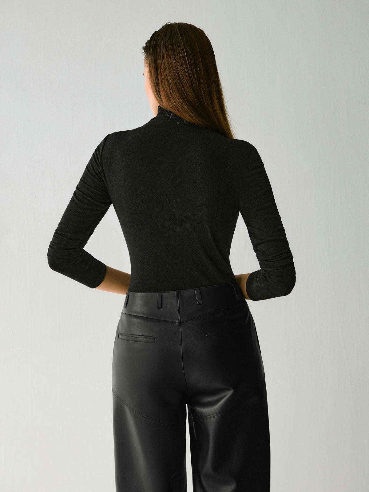 Juno Lyocell/Wool Turtleneck