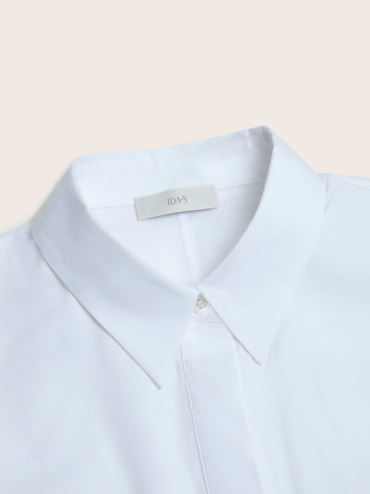 ISABEL FITTED STRETCH COTTON BLOUSE