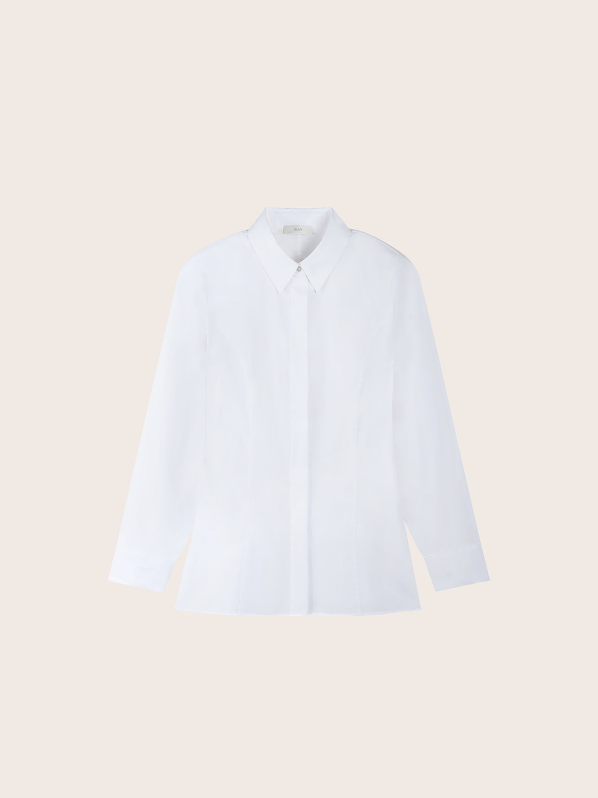 ISABEL FITTED STRETCH COTTON BLOUSE