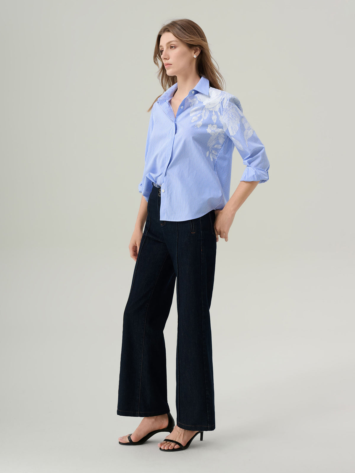 Maisie Striped Oversized Blouse