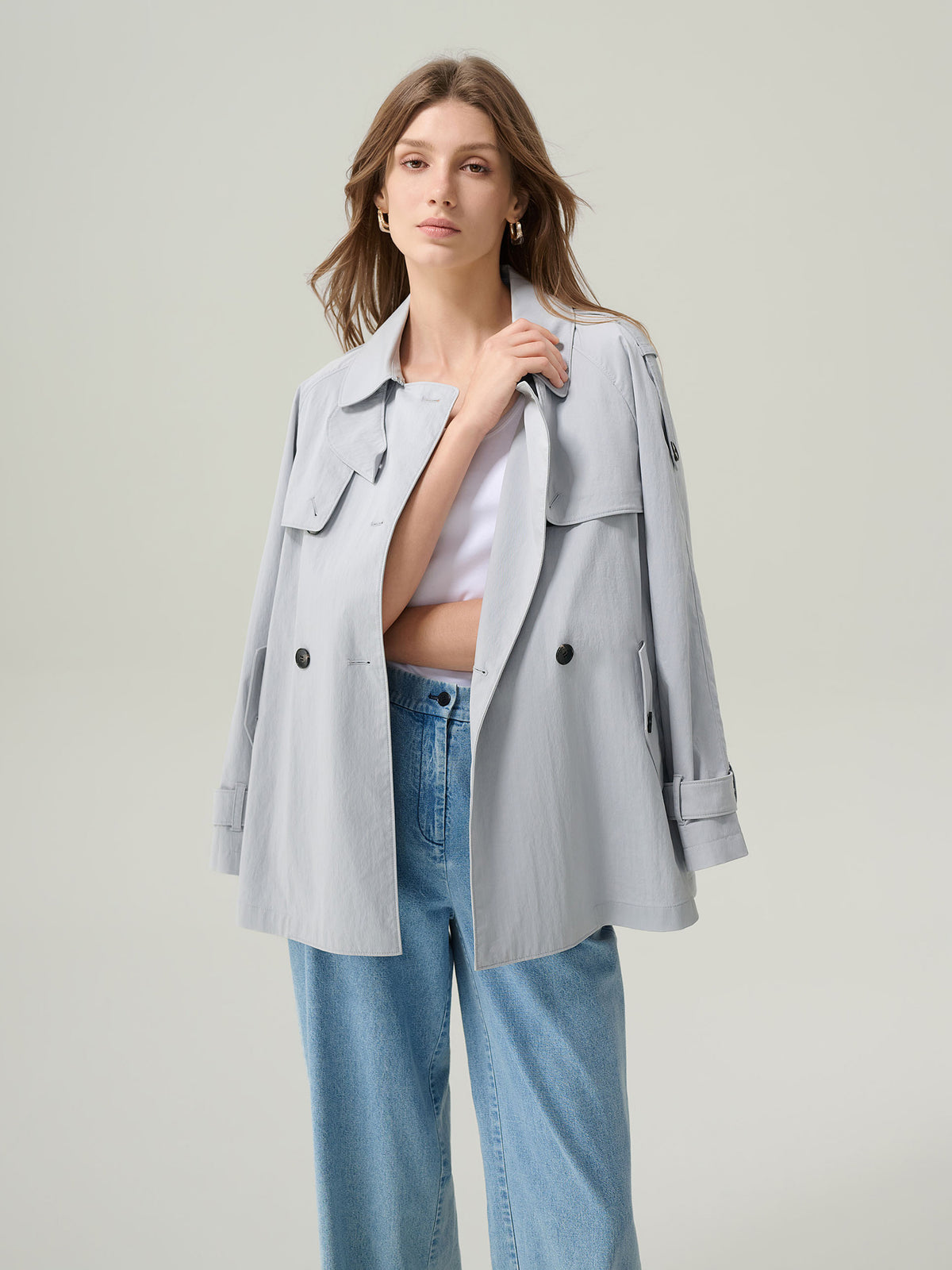 Samantha Short Trench Coat