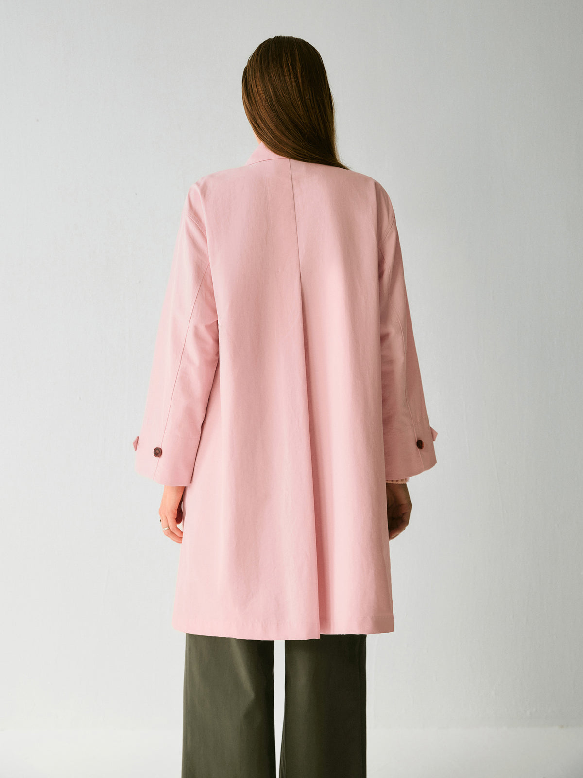 Rose Trench Coat