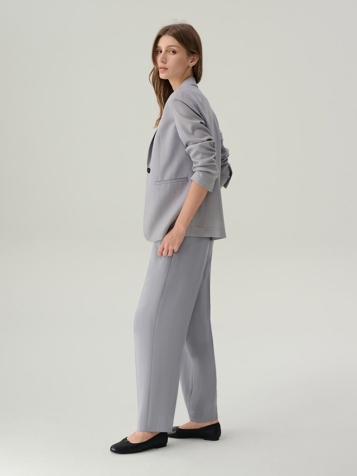 Elizabeth Rock Grey Suit Jacket