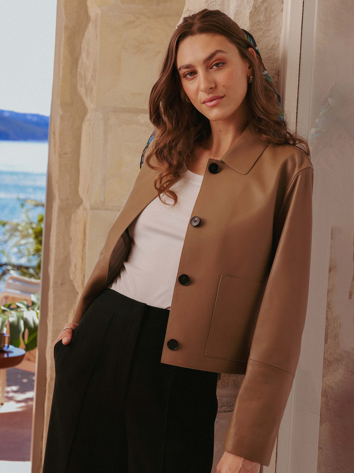 RENNA LAMBSKIN JACKET