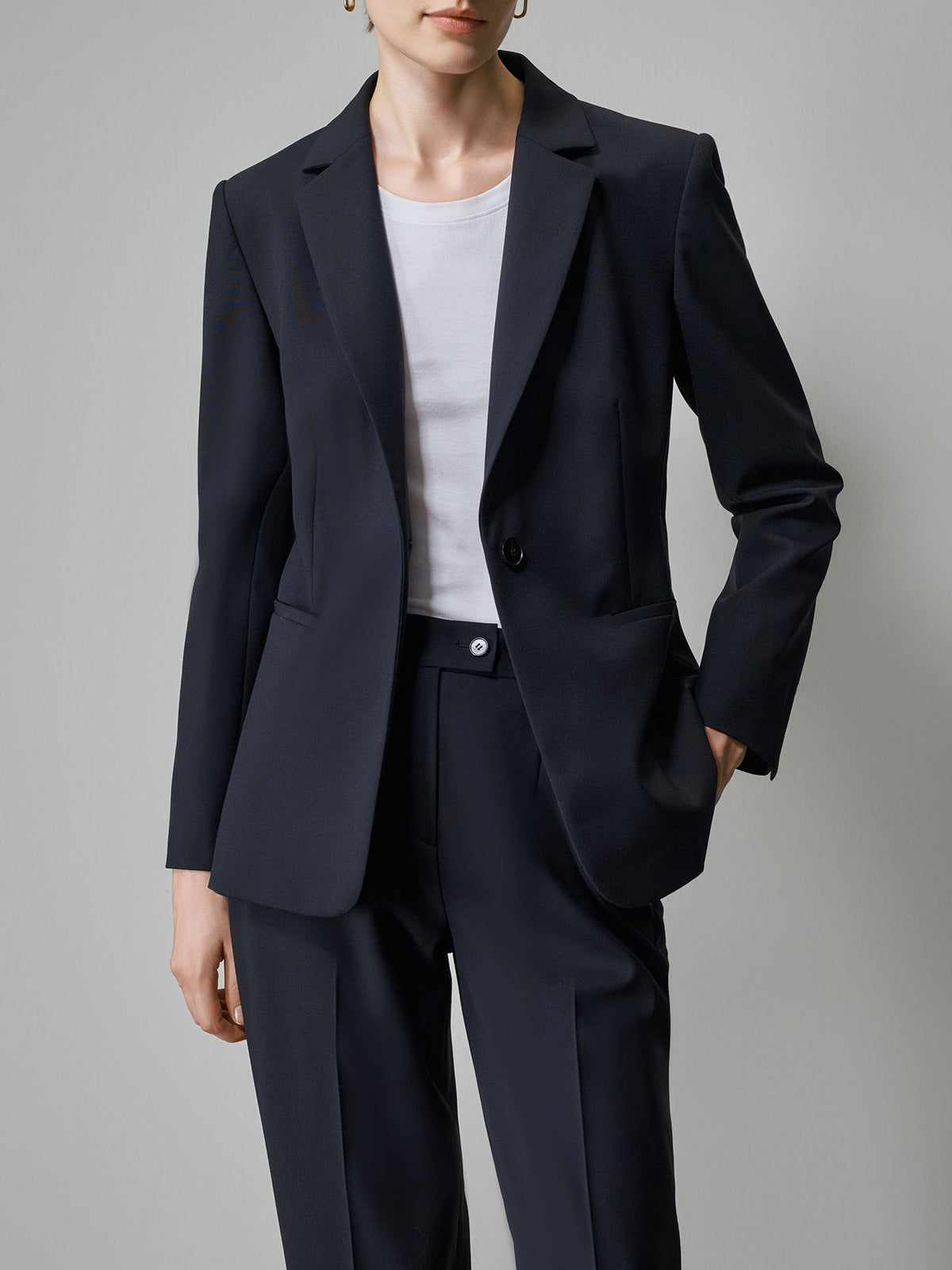 Annabelle Tailored Wool Blazer