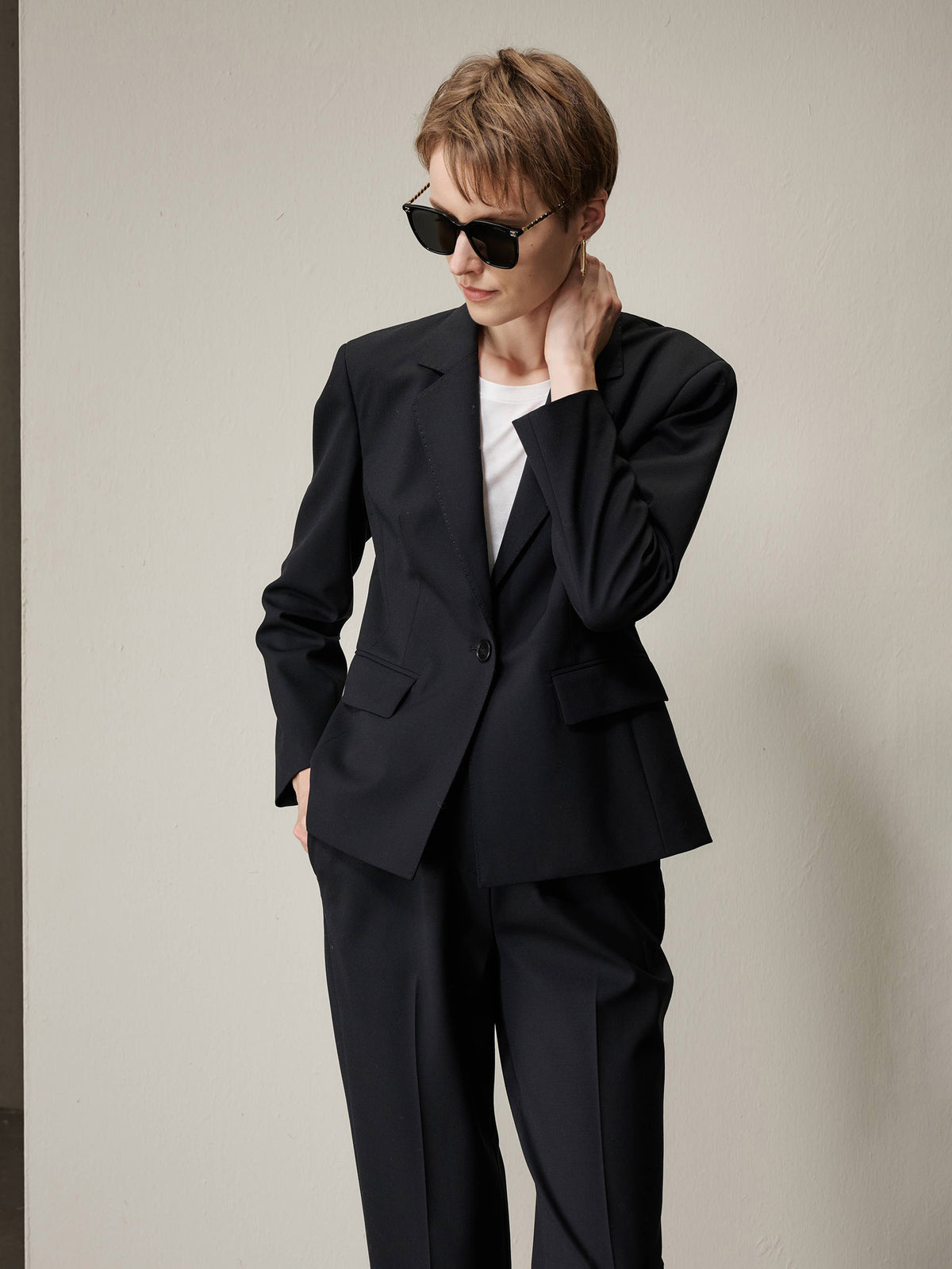 Vivian Tailored Wool Blazer