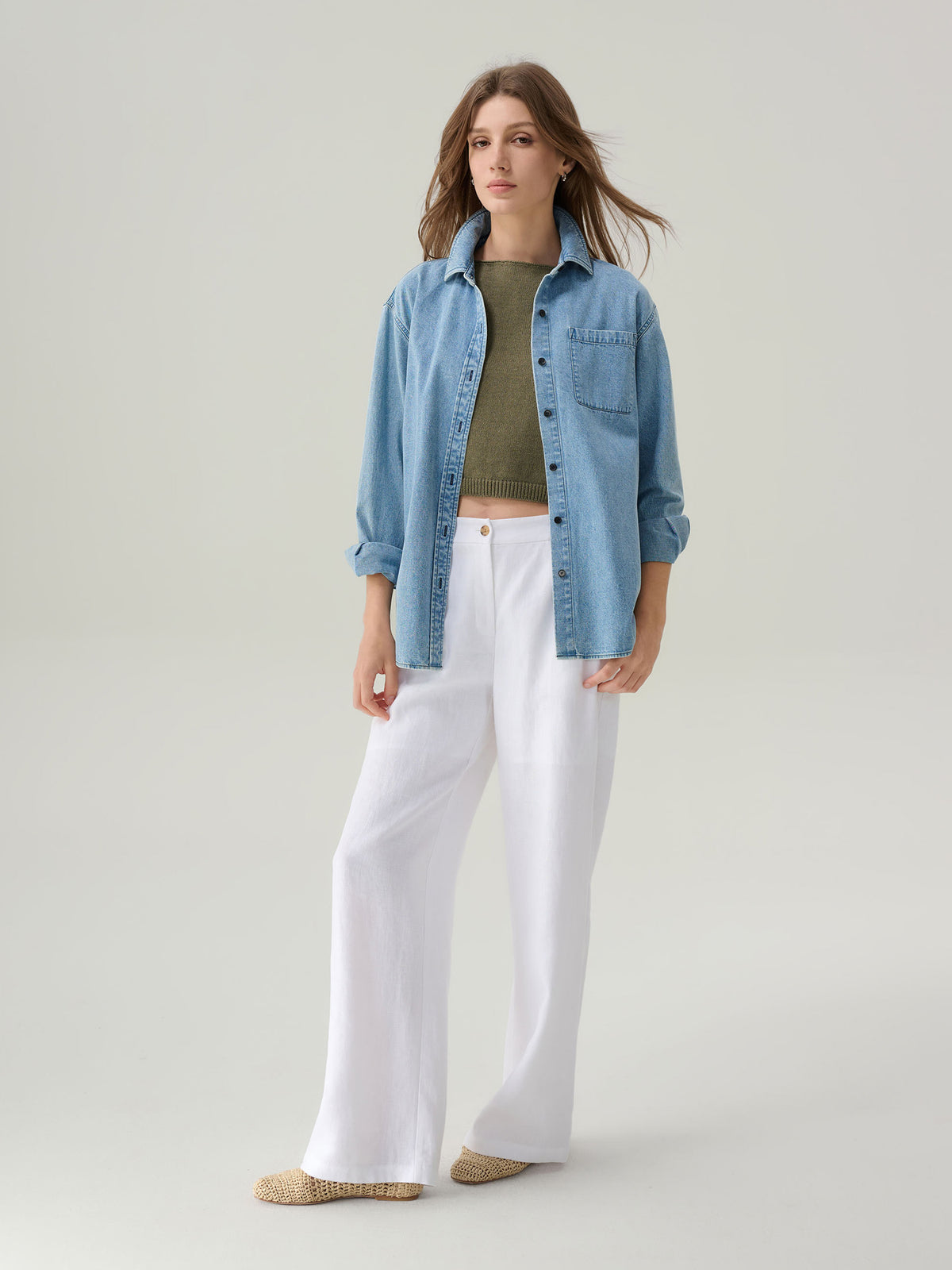 Ari Cropped Knit Tank Top