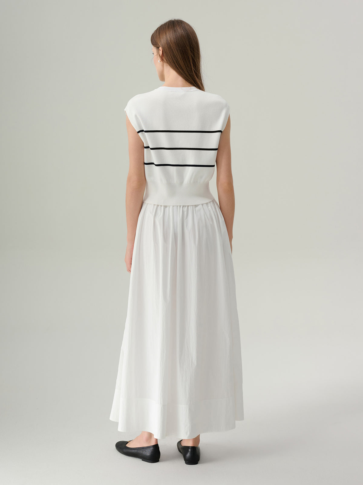 Lena Striped Button Up Top