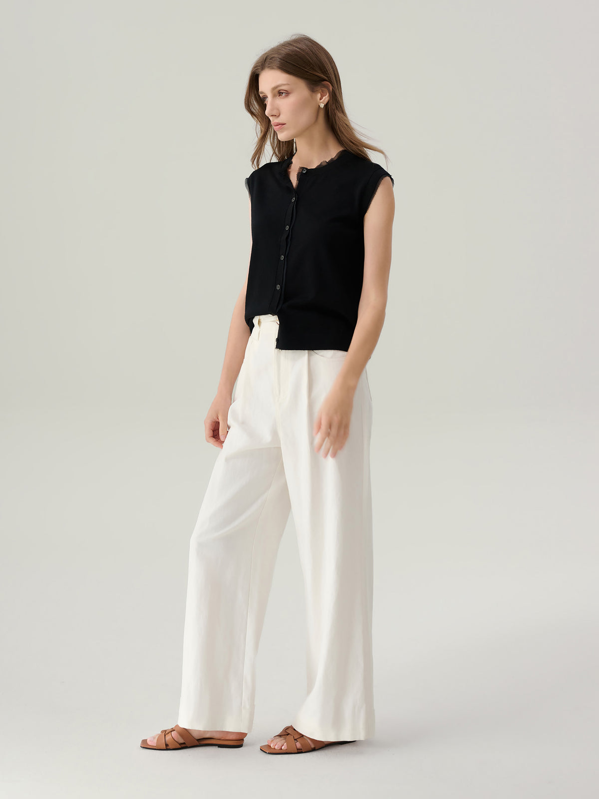Rosie Linen Wide Leg Pants