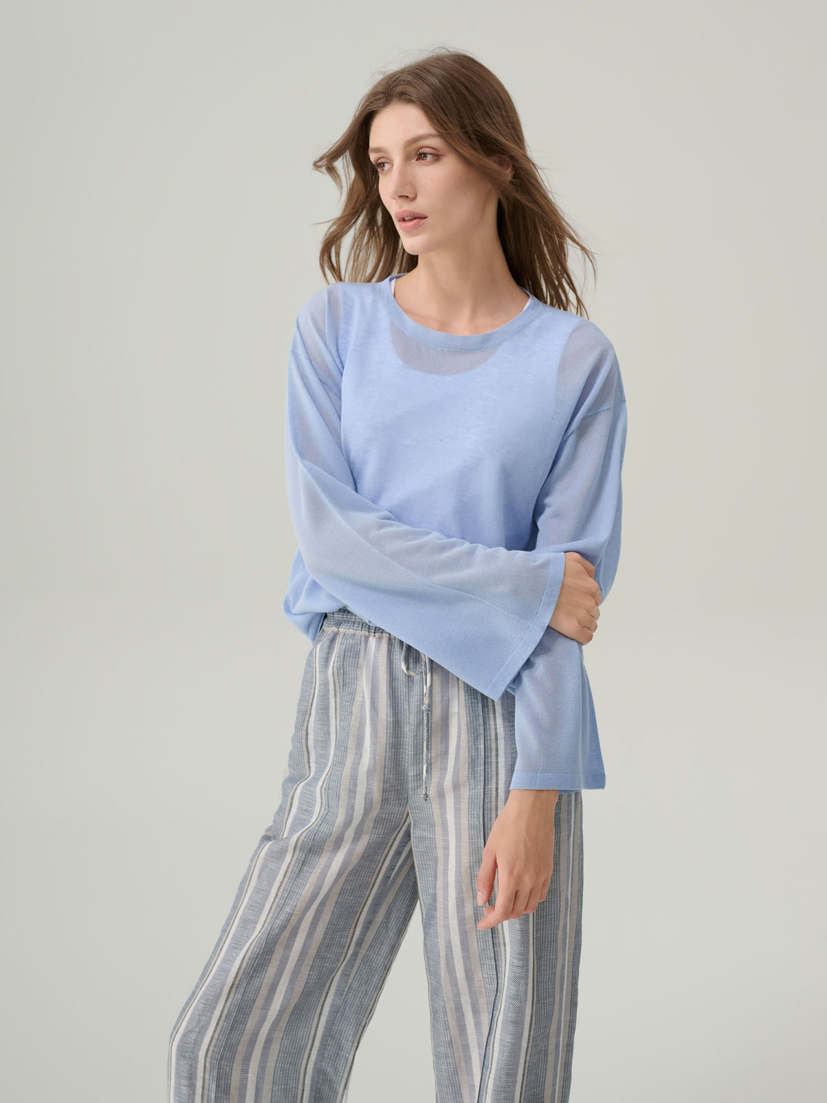 Frida Striped Linen Pants