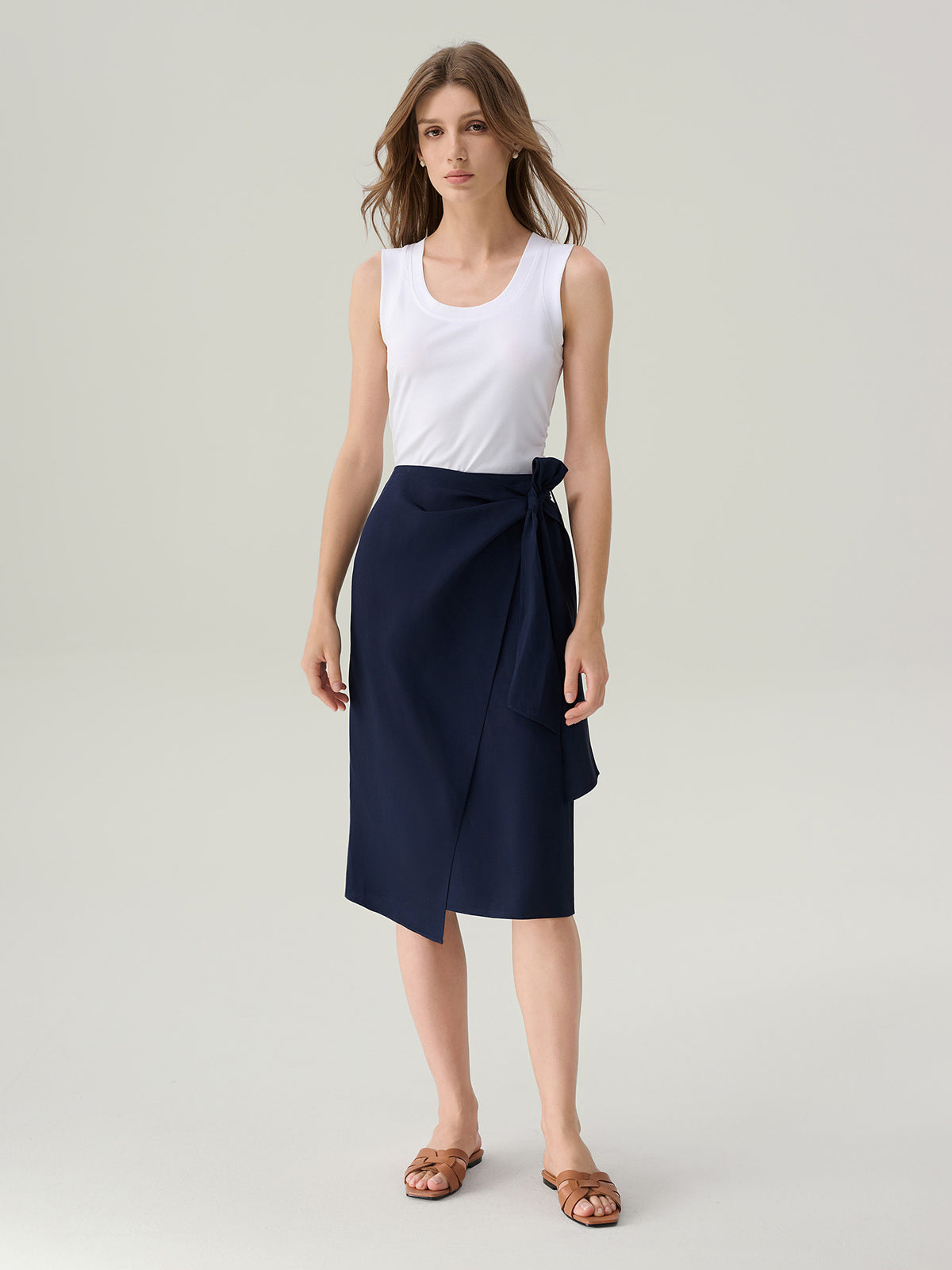 Kate Wrap Midi Skirt