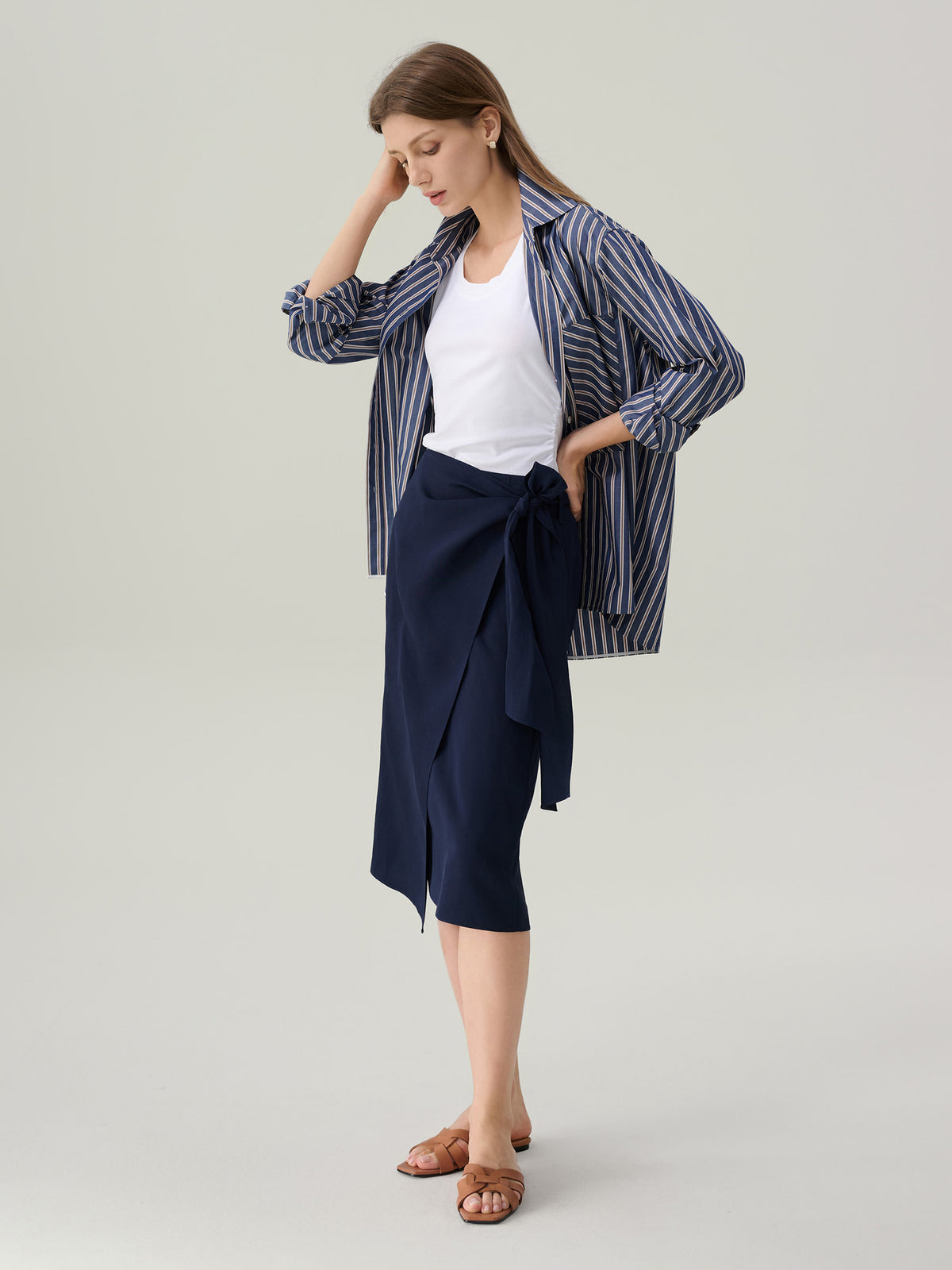 Kate Wrap Midi Skirt