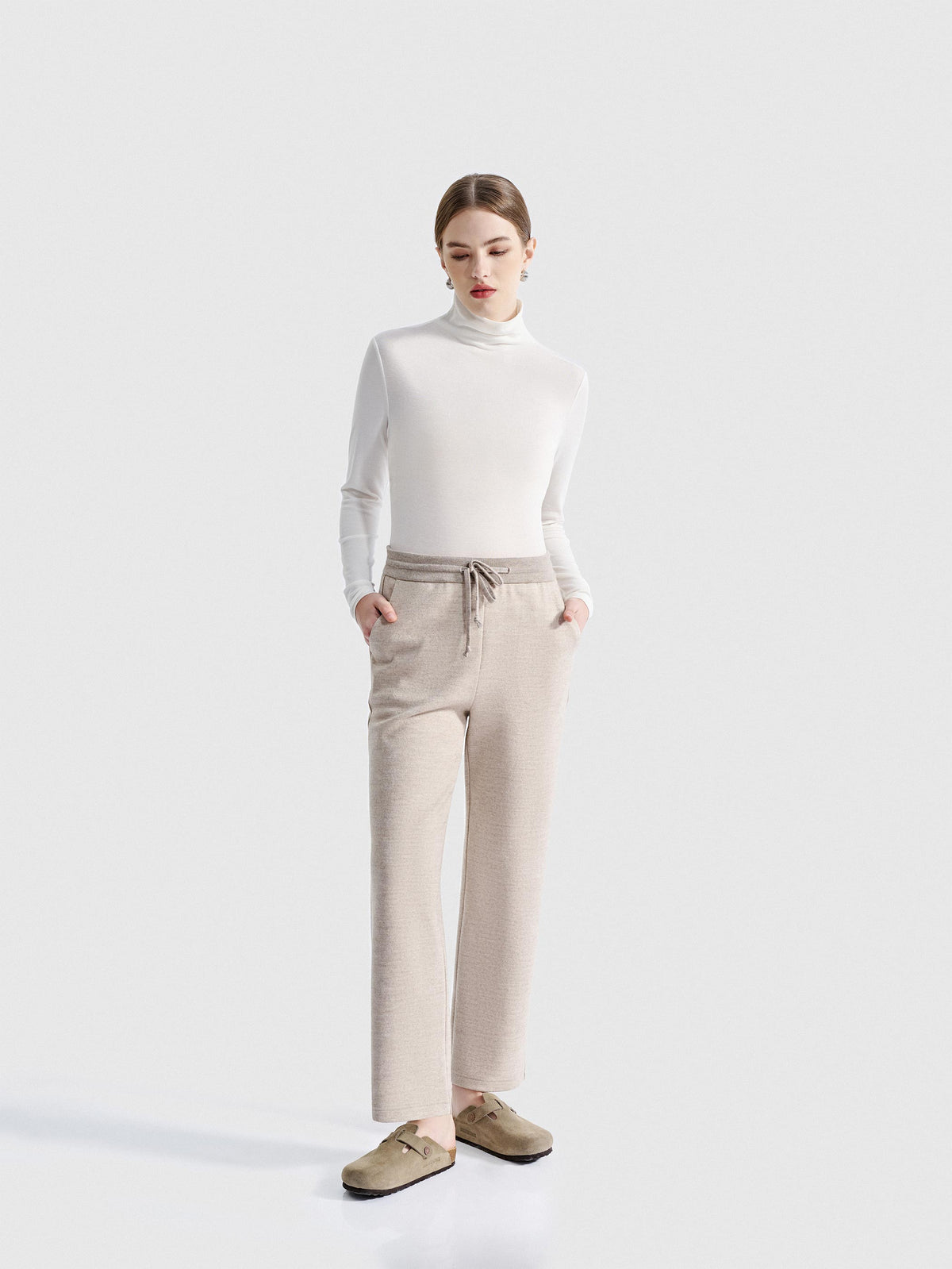 Juno Lyocell/Wool Turtleneck
