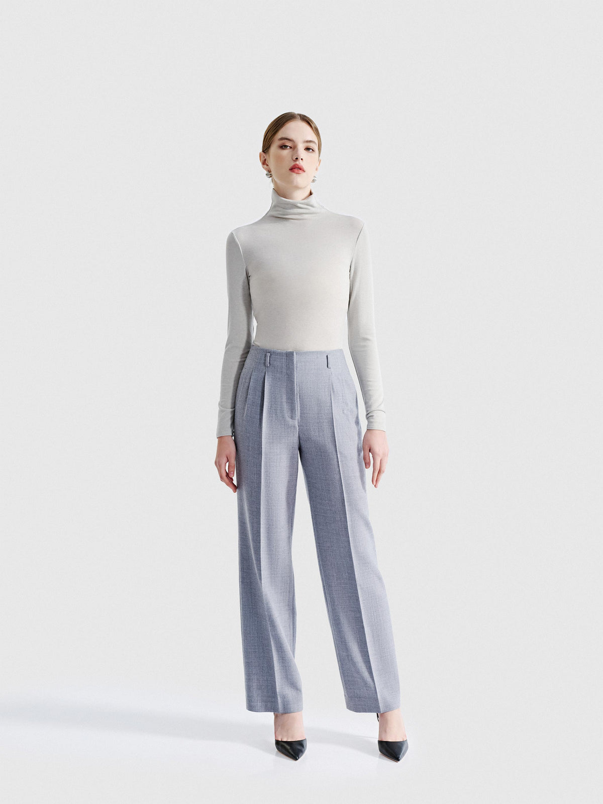 Juno Lyocell/Wool Turtleneck