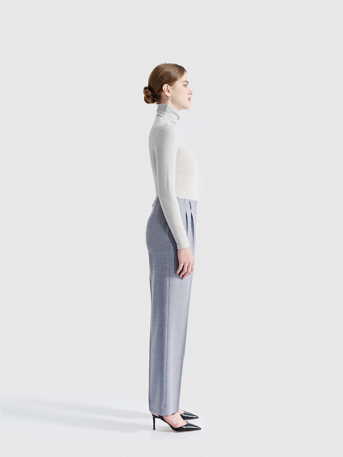 Juno Lyocell/Wool Turtleneck