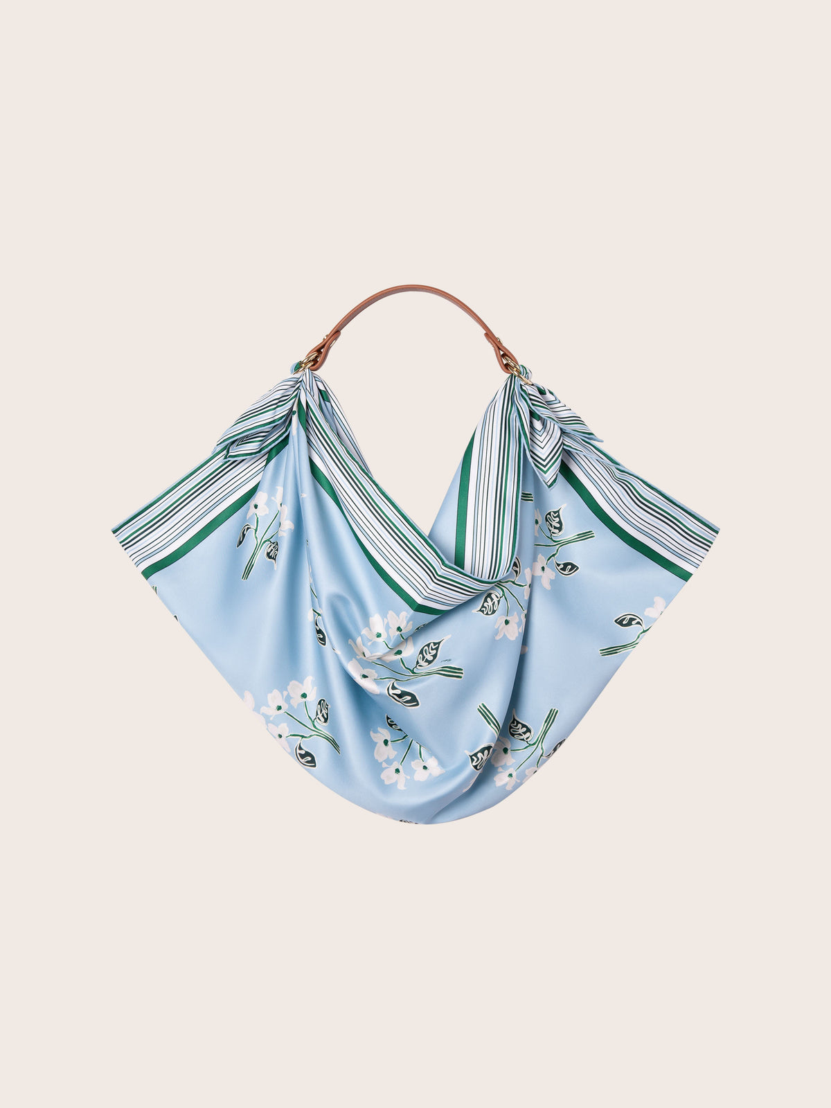 Renee Leather Strap Scarf Bag