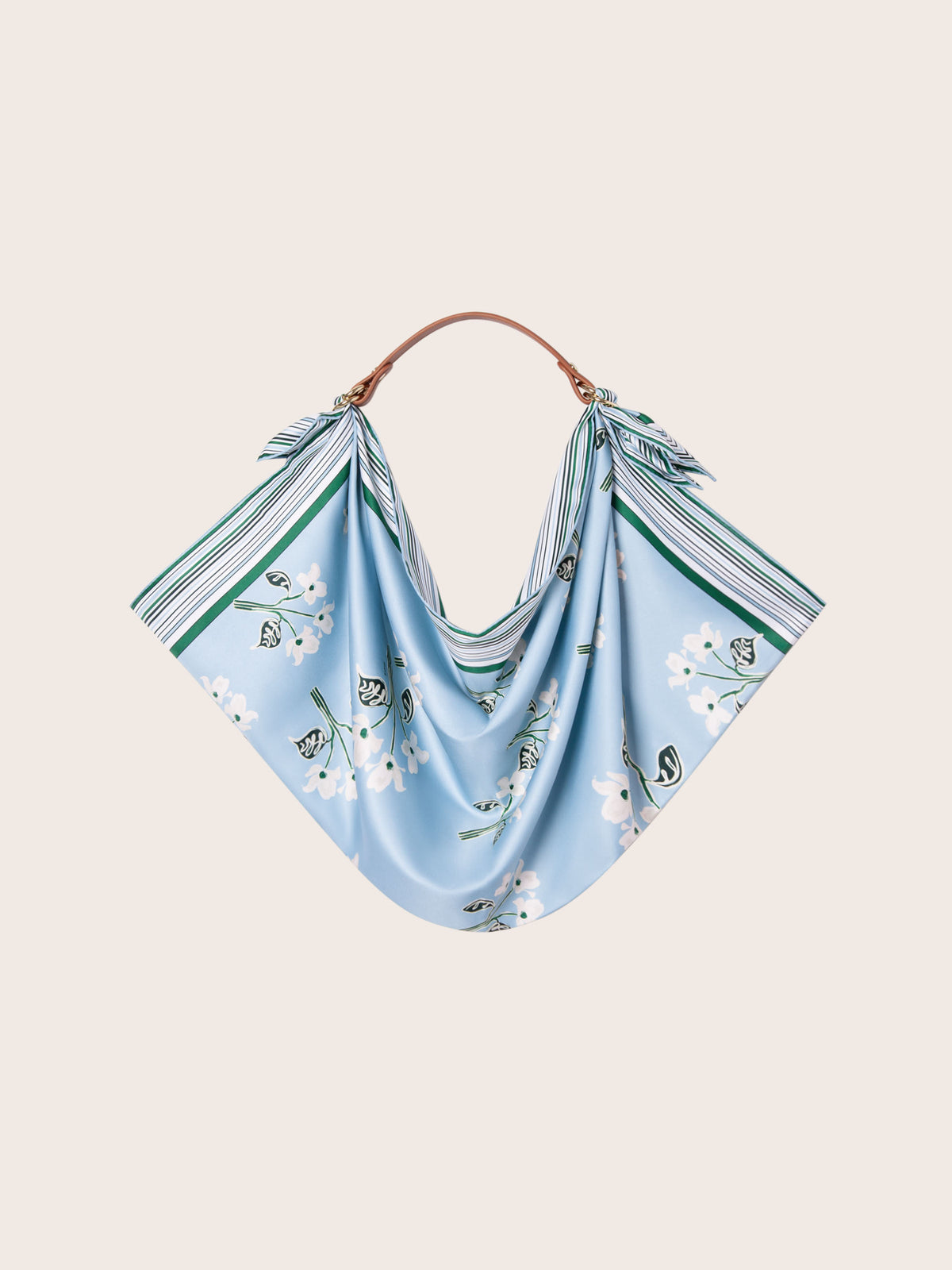 Renee Leather Strap Scarf Bag