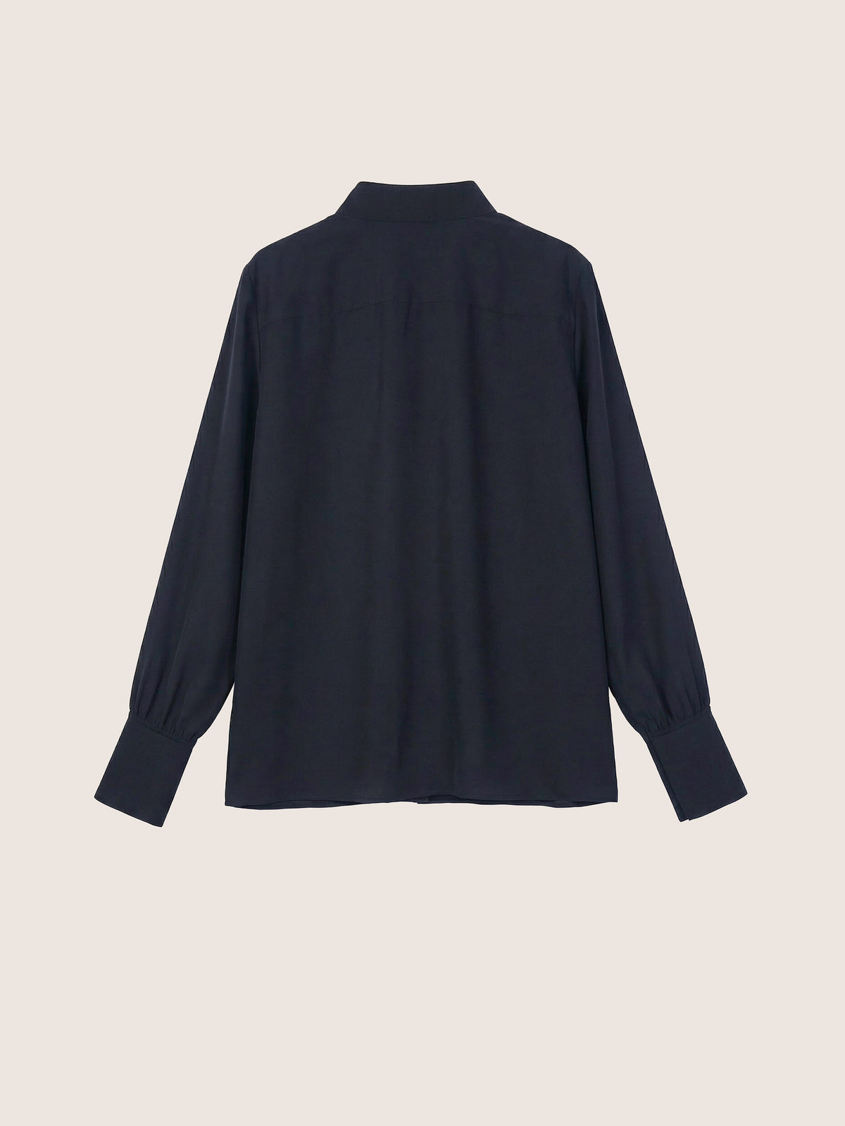 Goldie Silk Blouse With Elastic Sleeve Detail