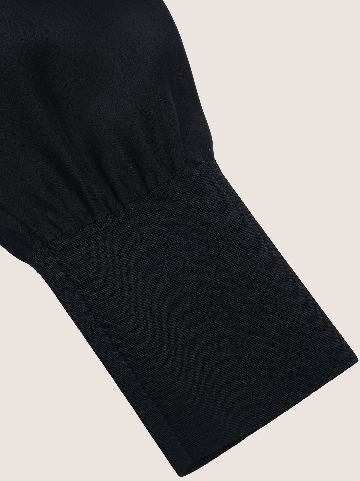 Goldie Silk Blouse With Elastic Sleeve Detail