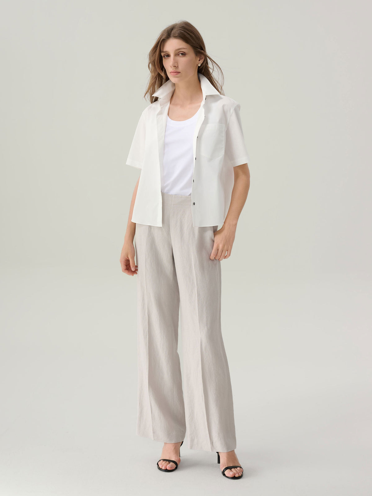 Claire Cotton Button Down Top