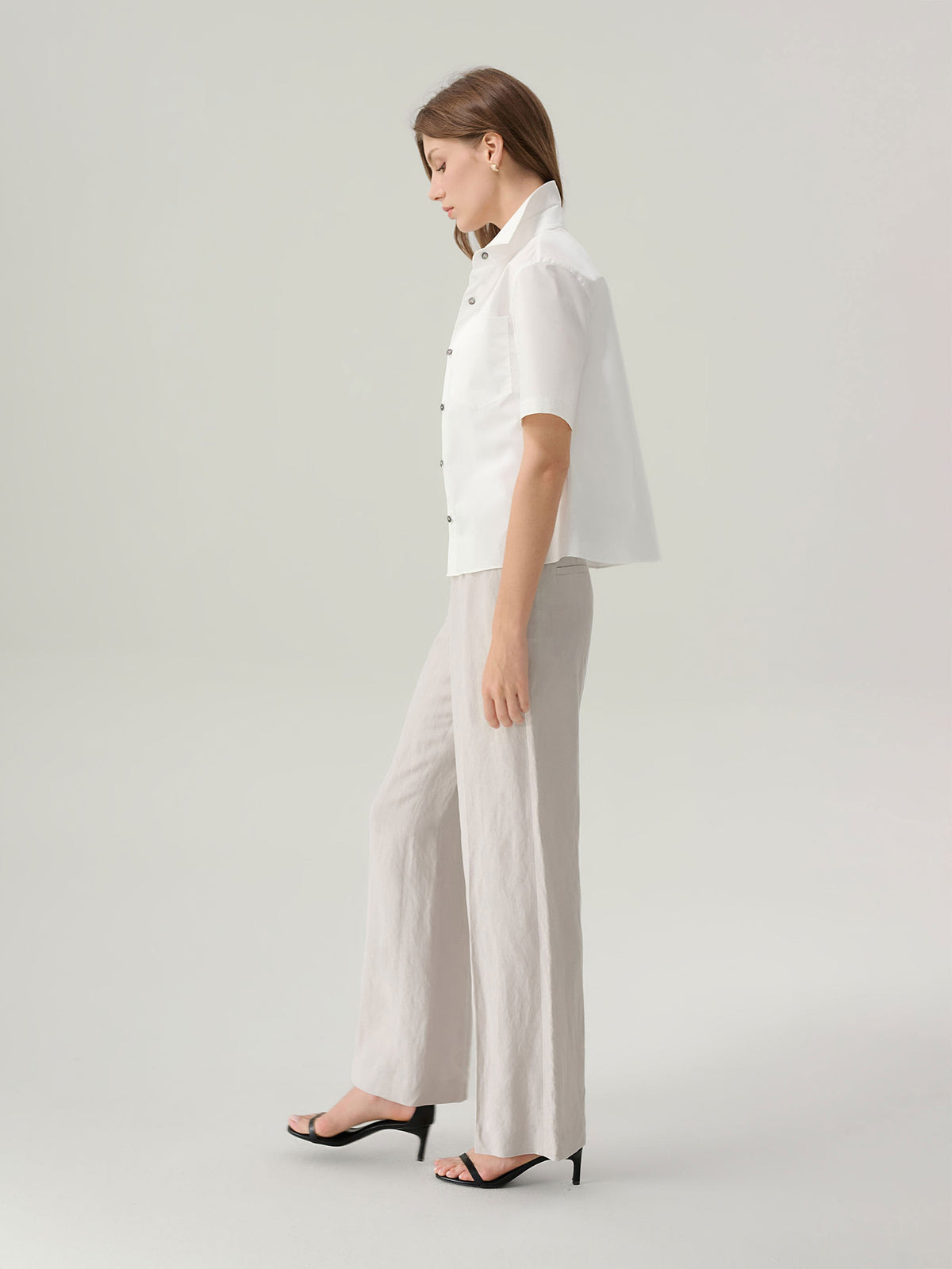 Claire Cotton Button Down Top