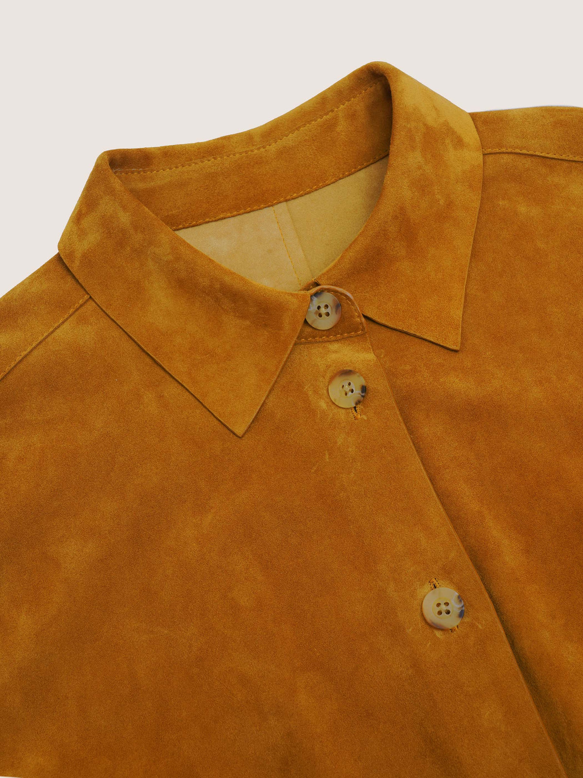 Elara Lambskin Suede Shacket