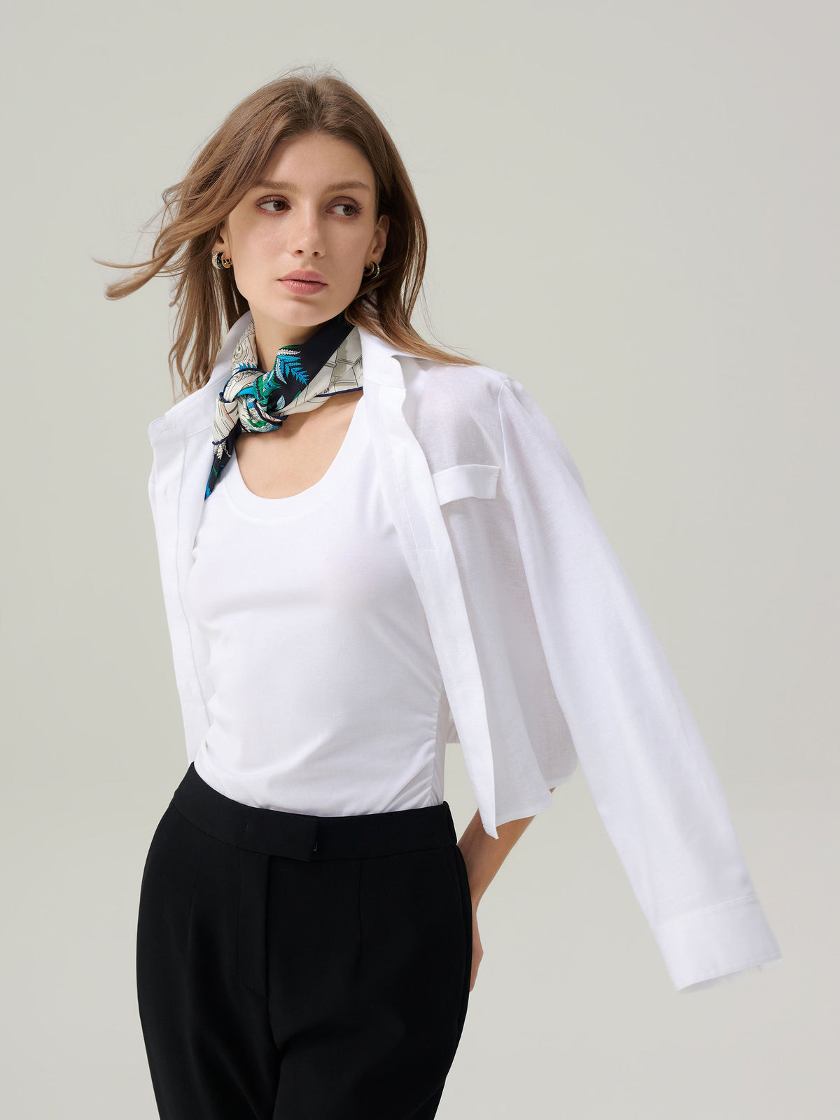 Lilah Linen Button Down Top