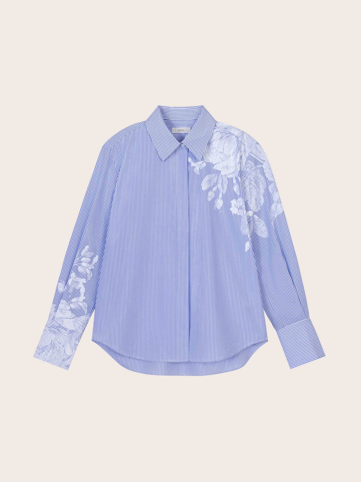 Maisie Blue &amp; White 
Striped Blouse