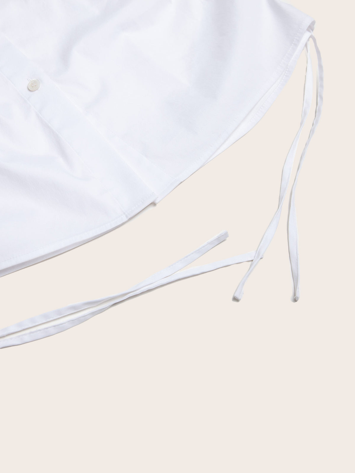 Corinne Drawstring Stretch Cotton Shirt