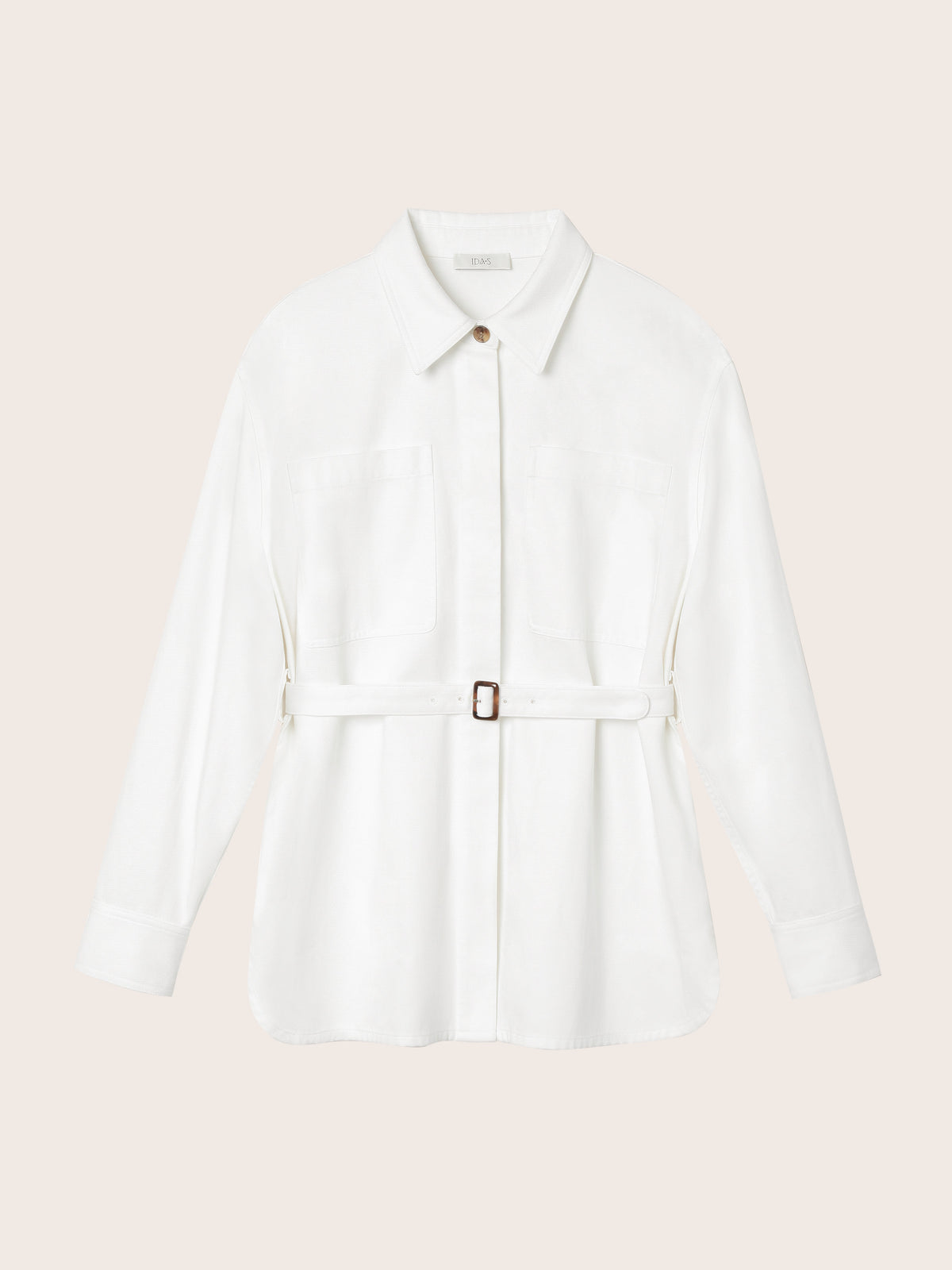 Mara Utility Belted Cotton Shirt
