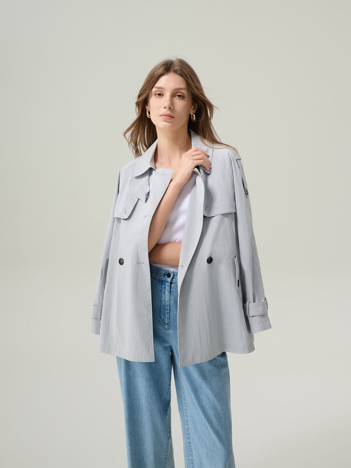 Samantha Short Trench Coat