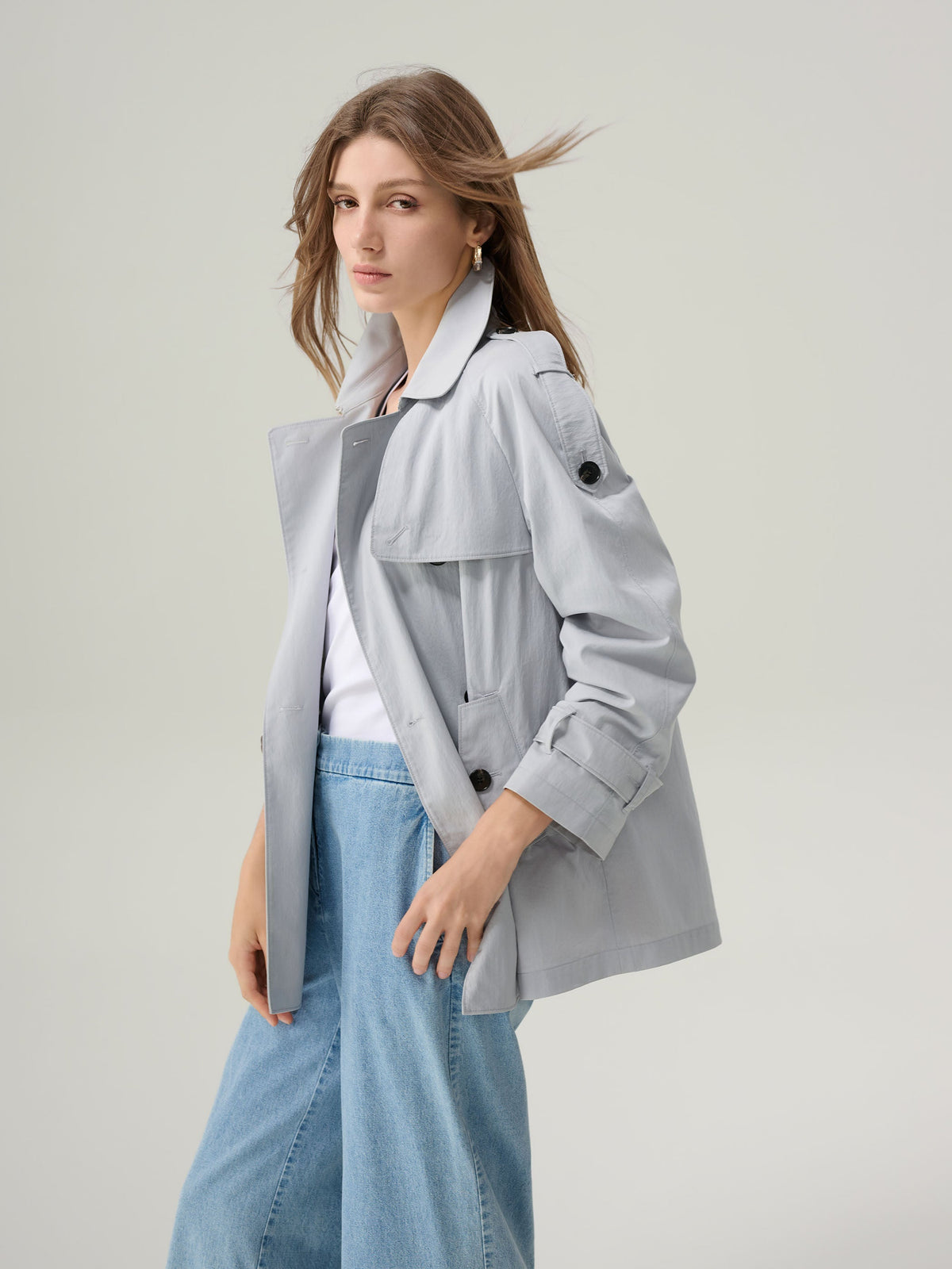 Samantha Short Trench Coat