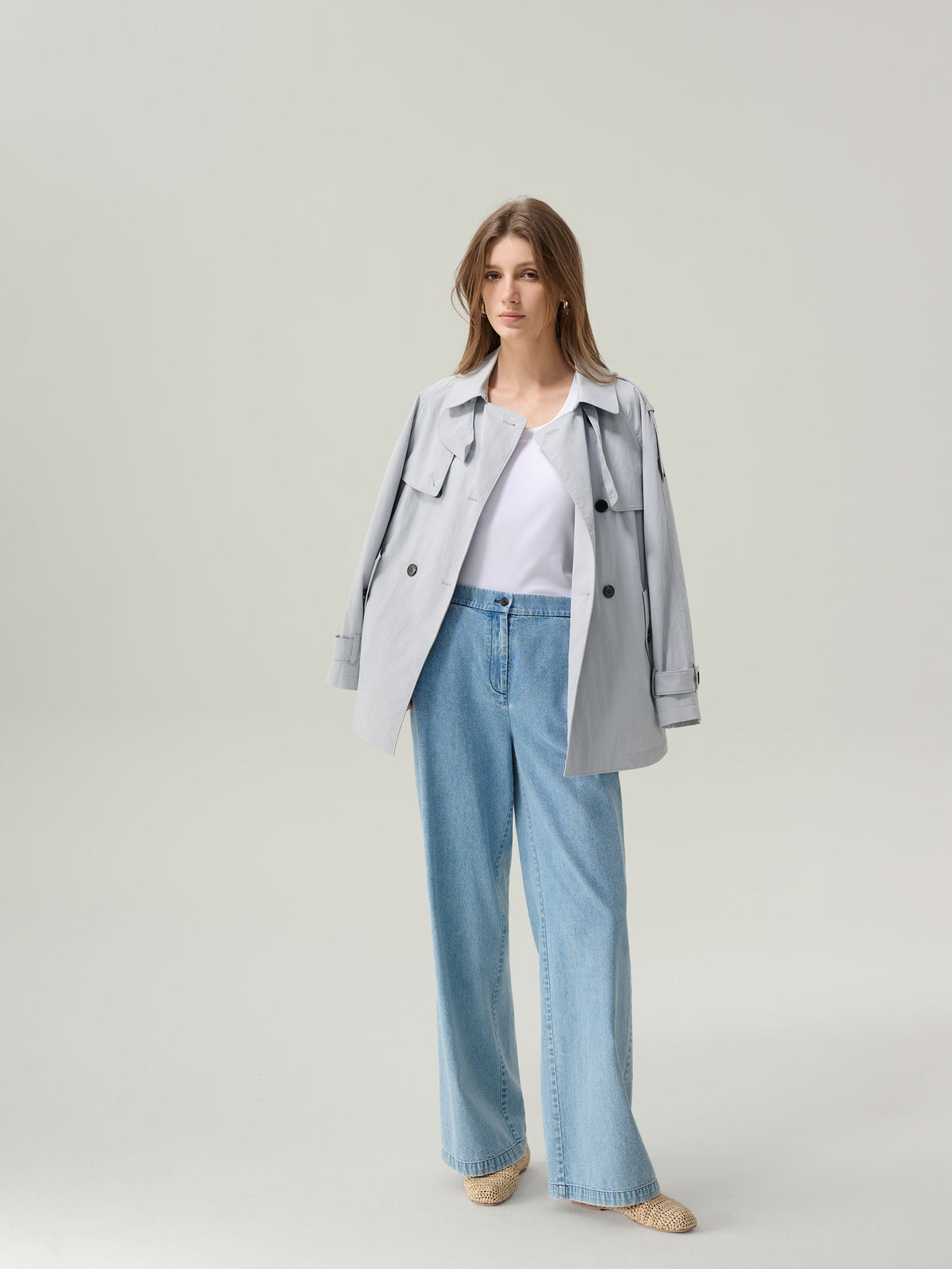 Samantha Short Trench Coat