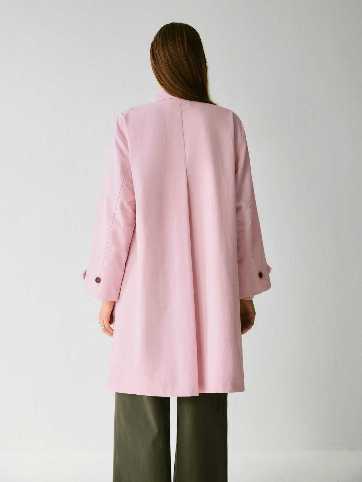 Rose Trench Coat