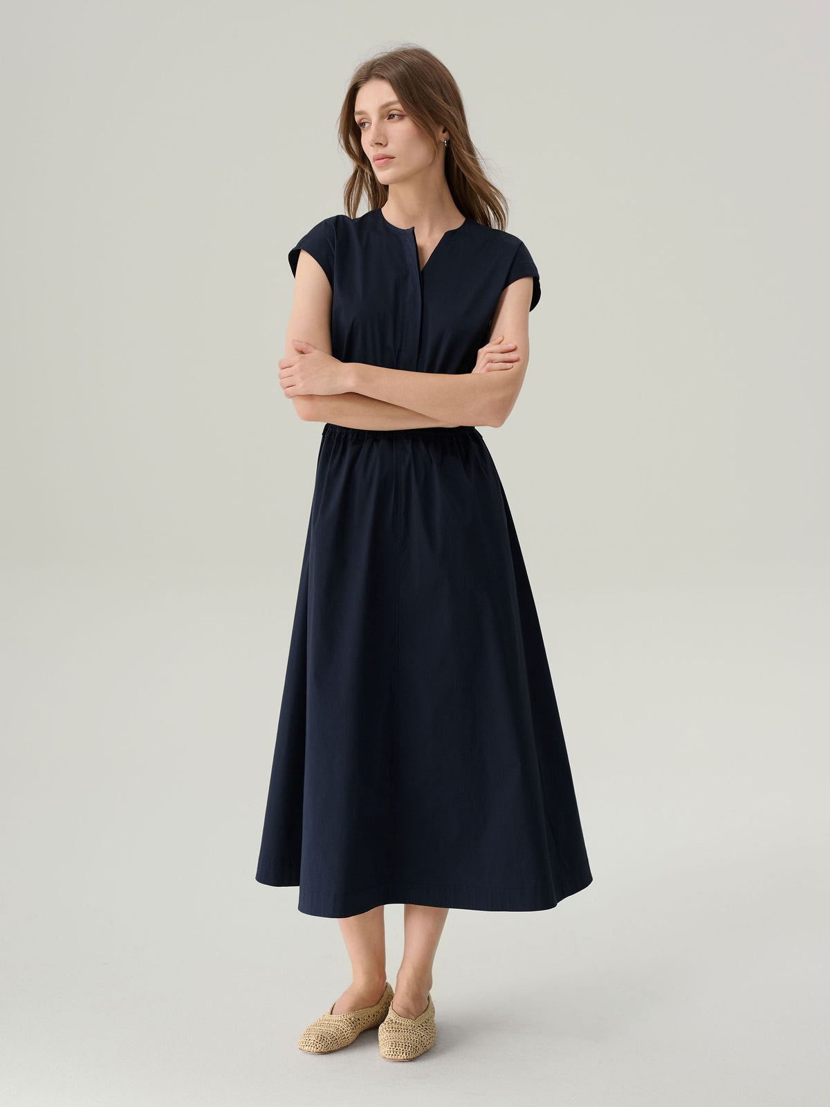 Lucy Cotton Midi Dress