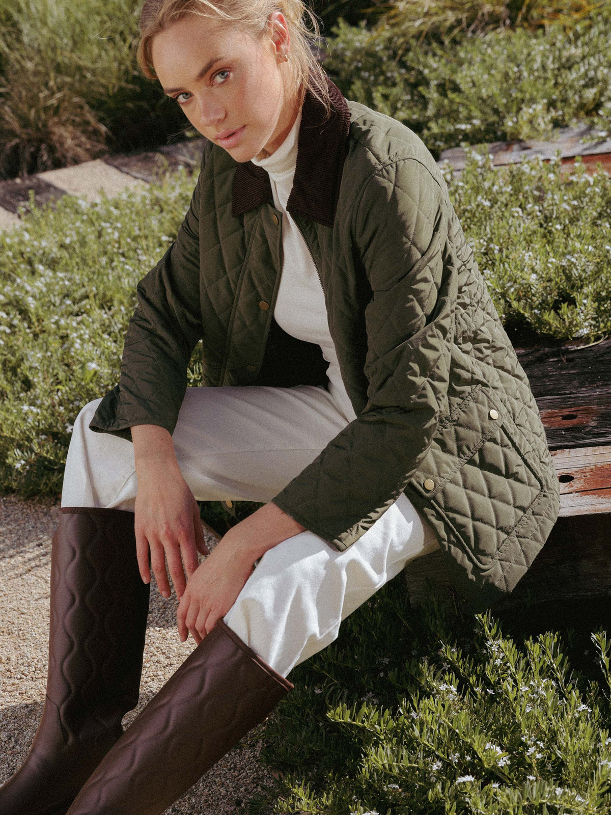 Daria Quilted Utility Jacket