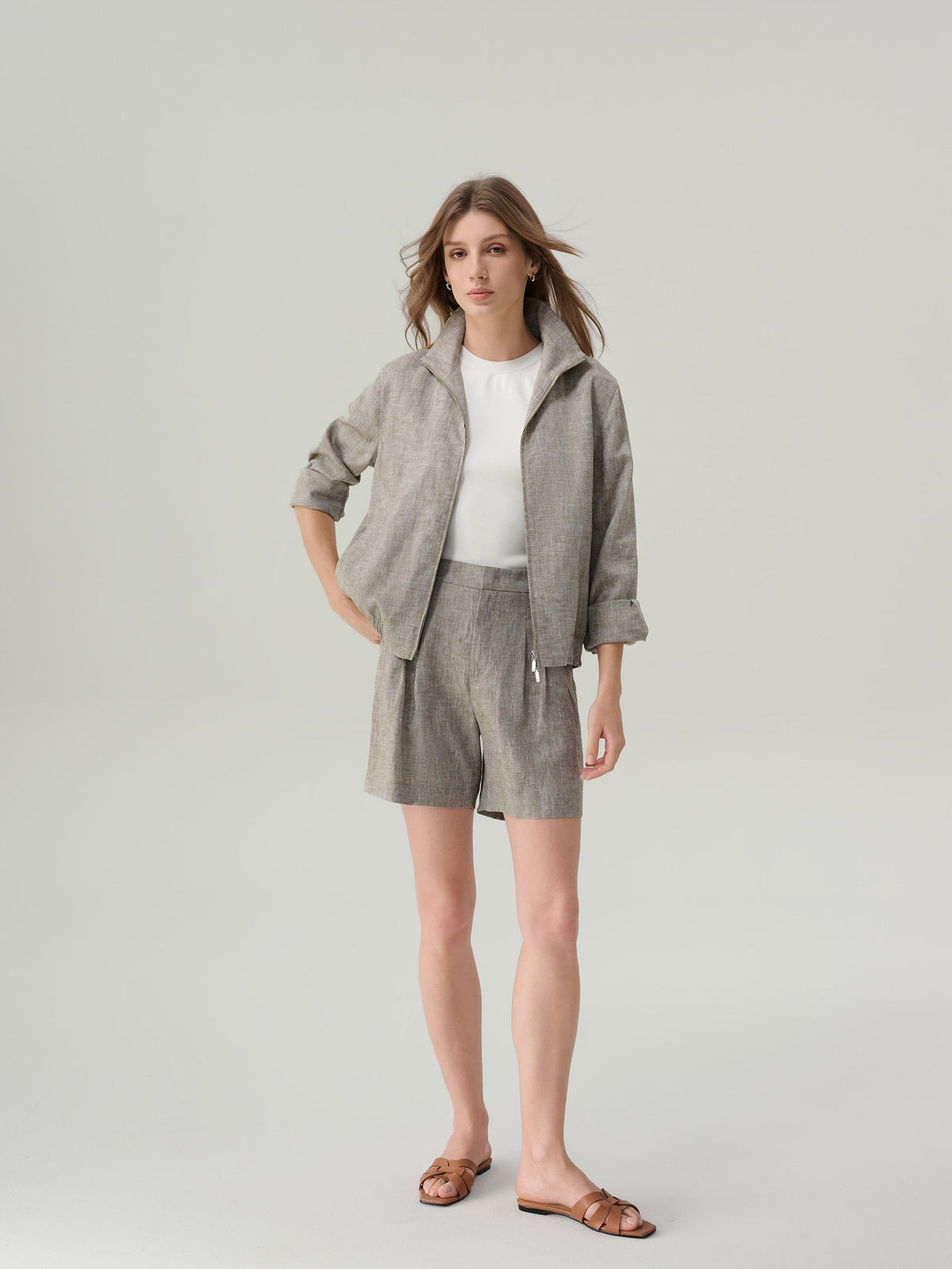 Cecilia Linen Jacket