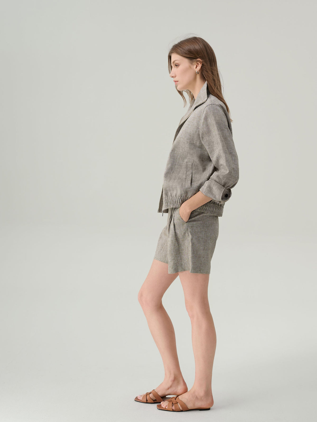 Cecilia Linen Jacket