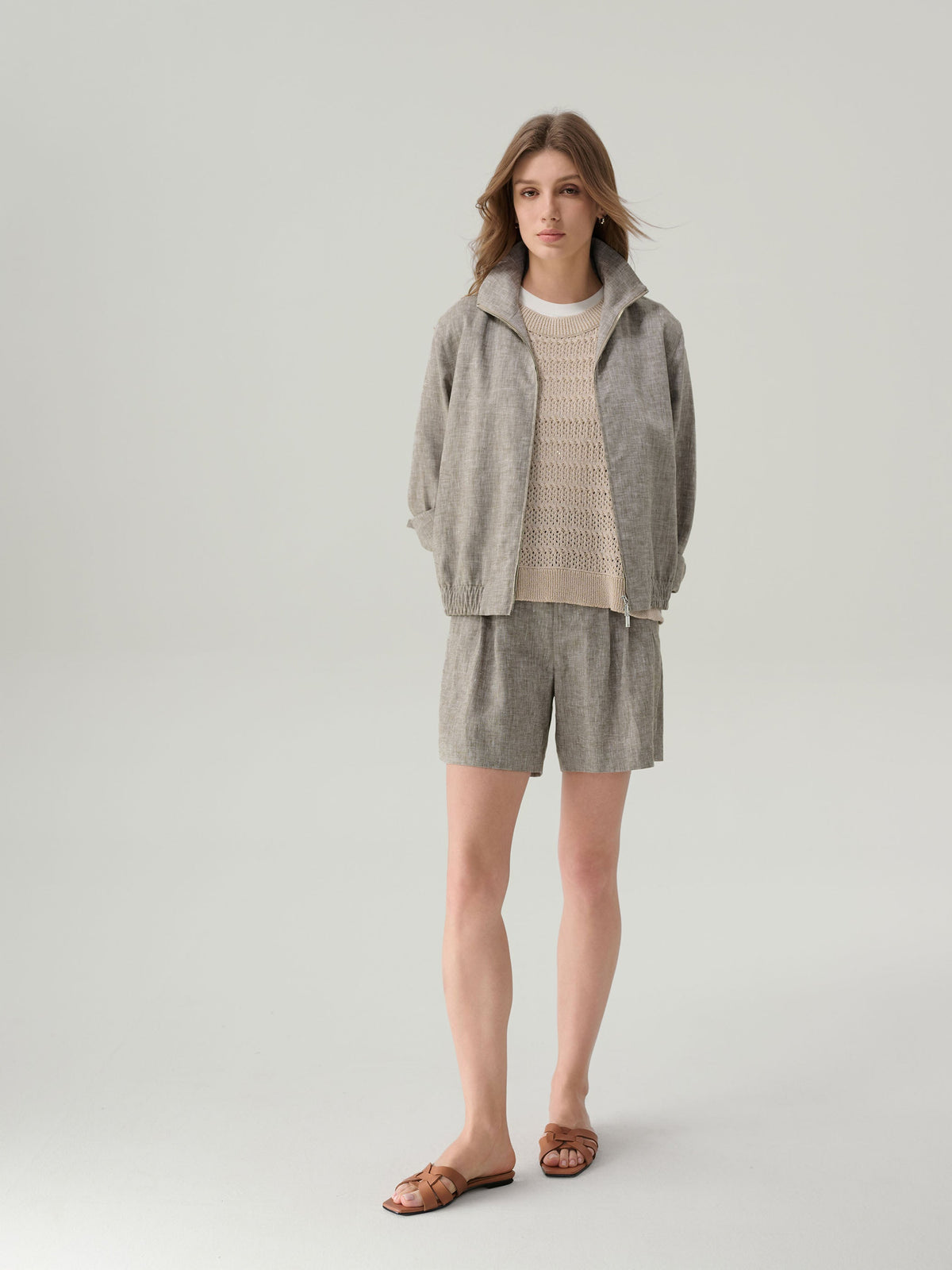 Cecilia Linen Jacket