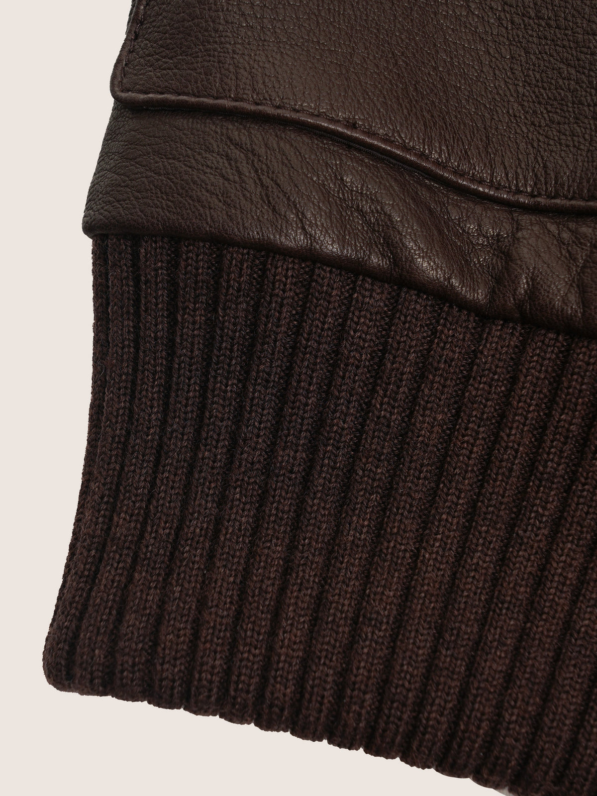 Nathi Goatskin Leather Bomber