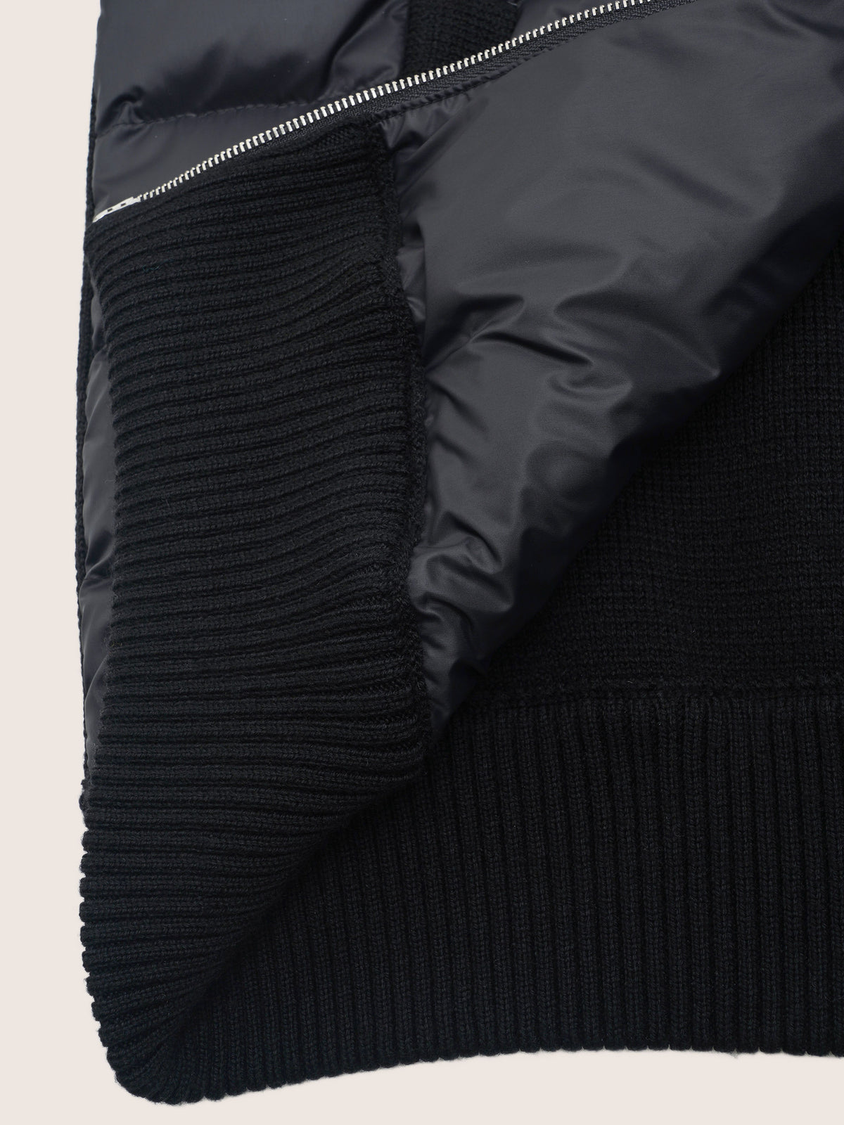 Sutton Nylon Knit Bomber