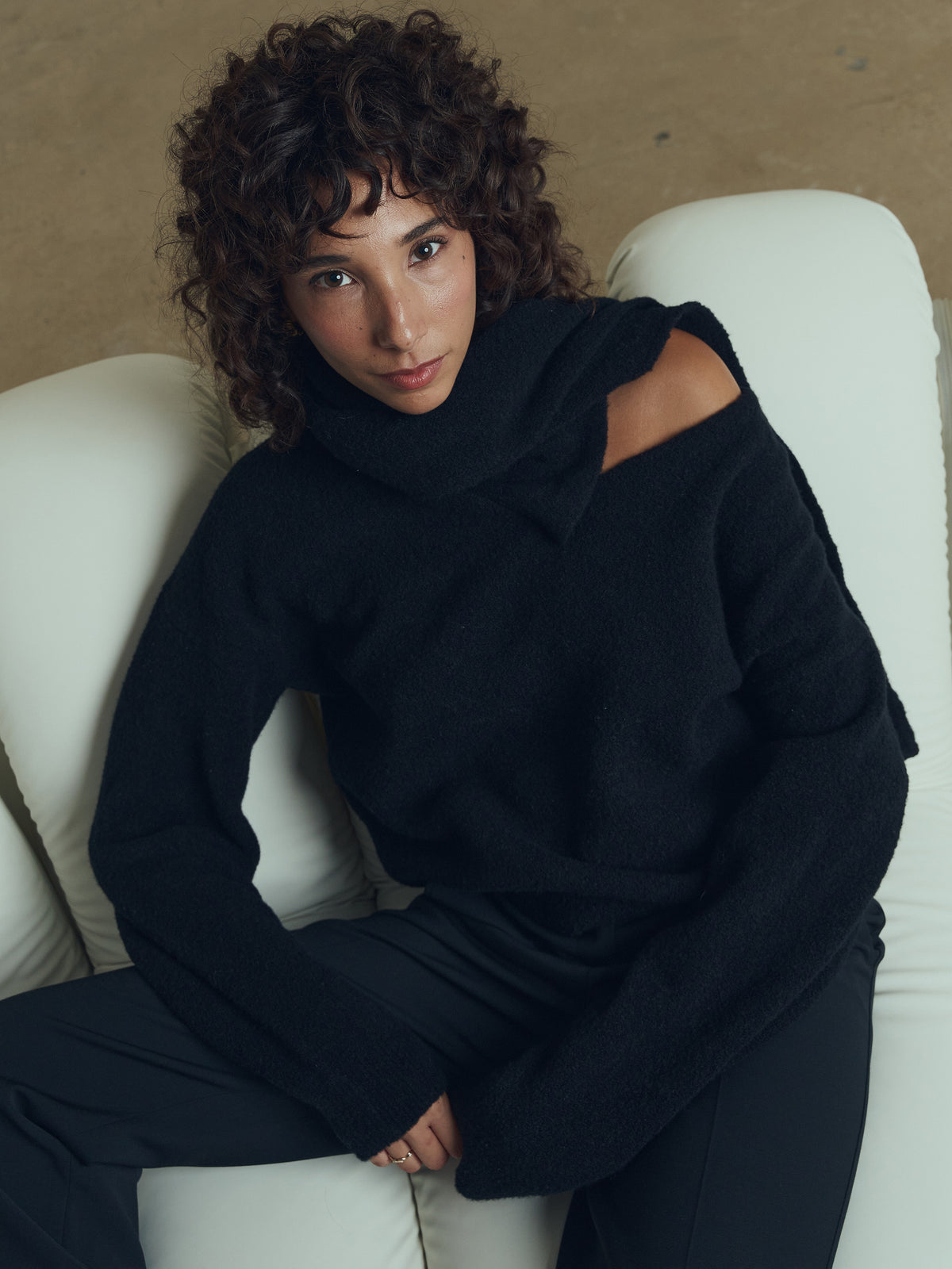 Seren Wool Scarf Jumper