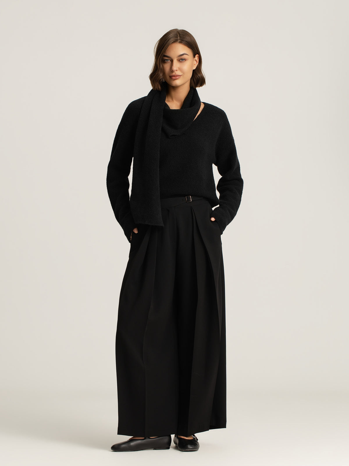 Seren Wool Scarf Jumper