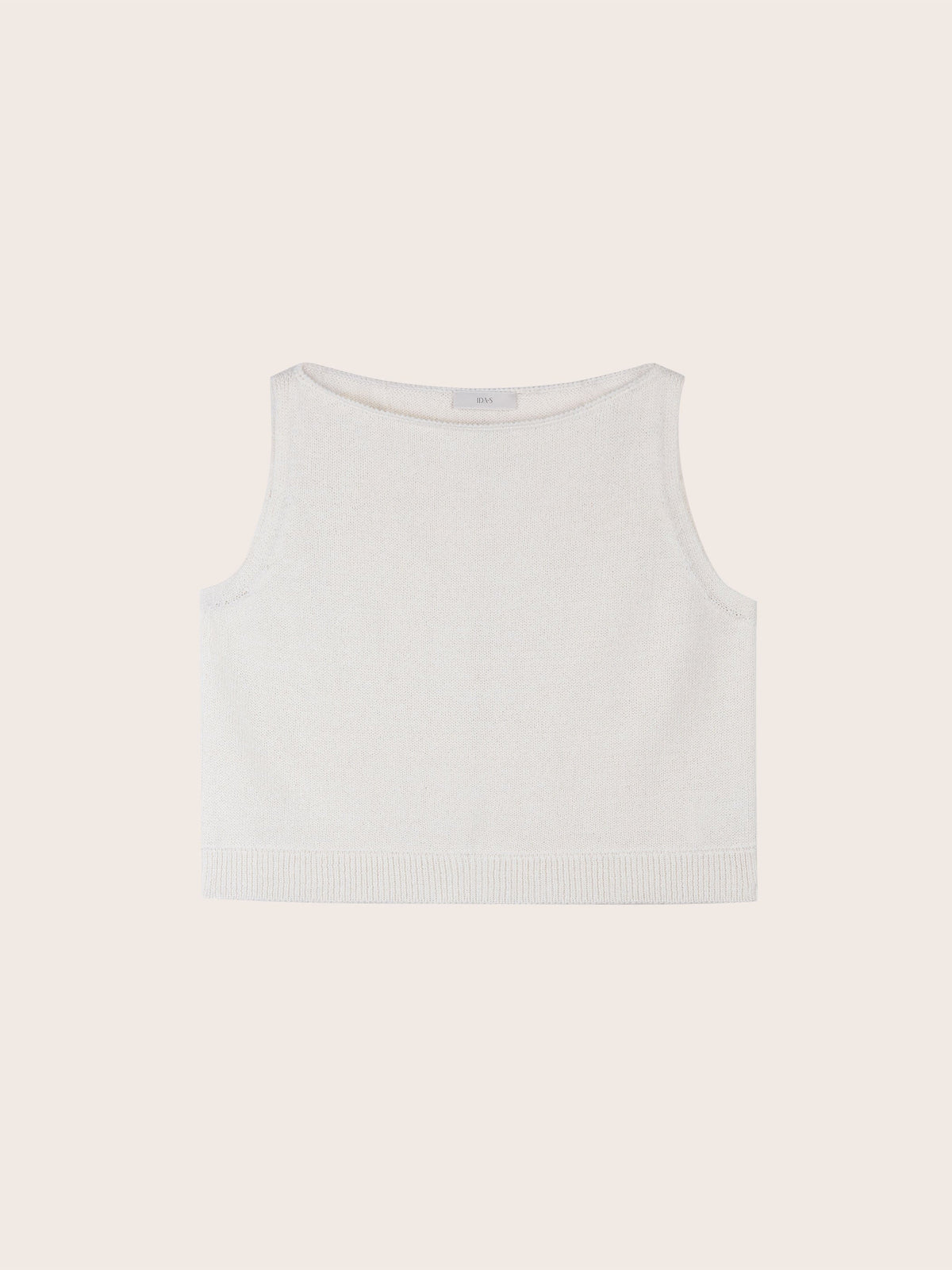 Ari Cropped Knit Tank Top