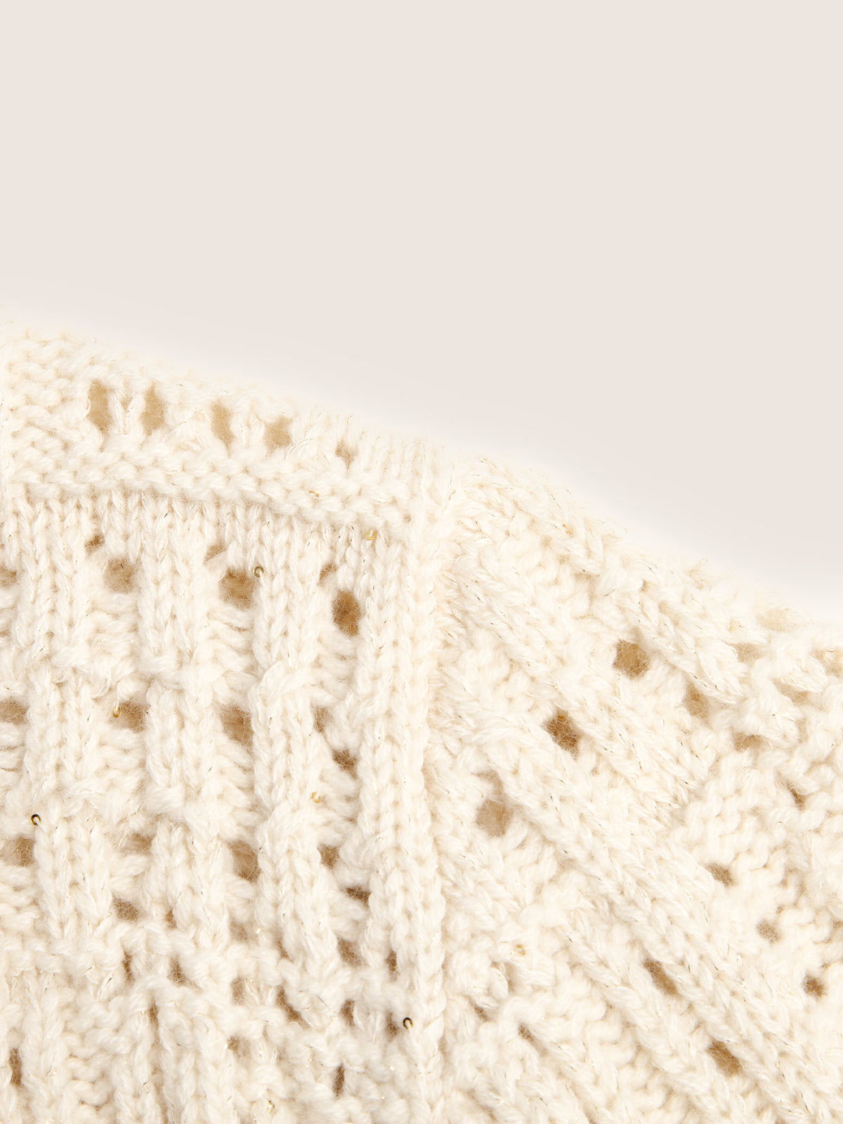 Thea Cashmere Crochet Cardigan