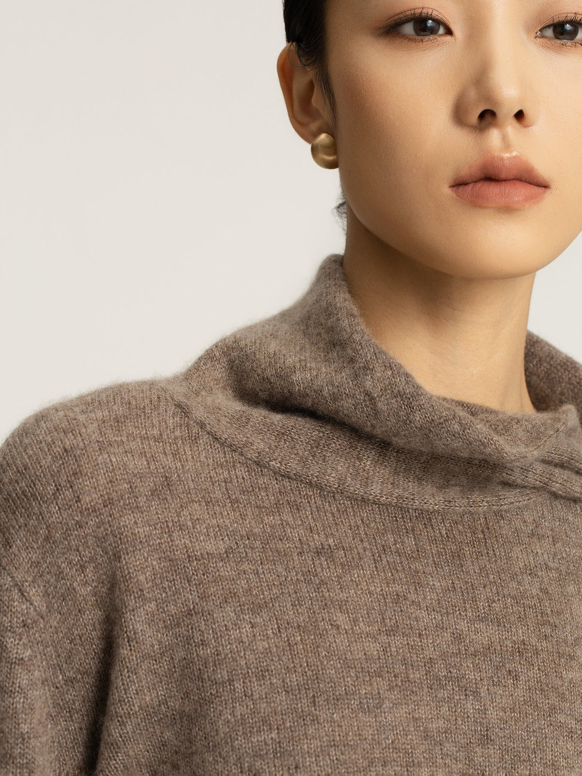 Odette Wool Cashmere Button Sweater