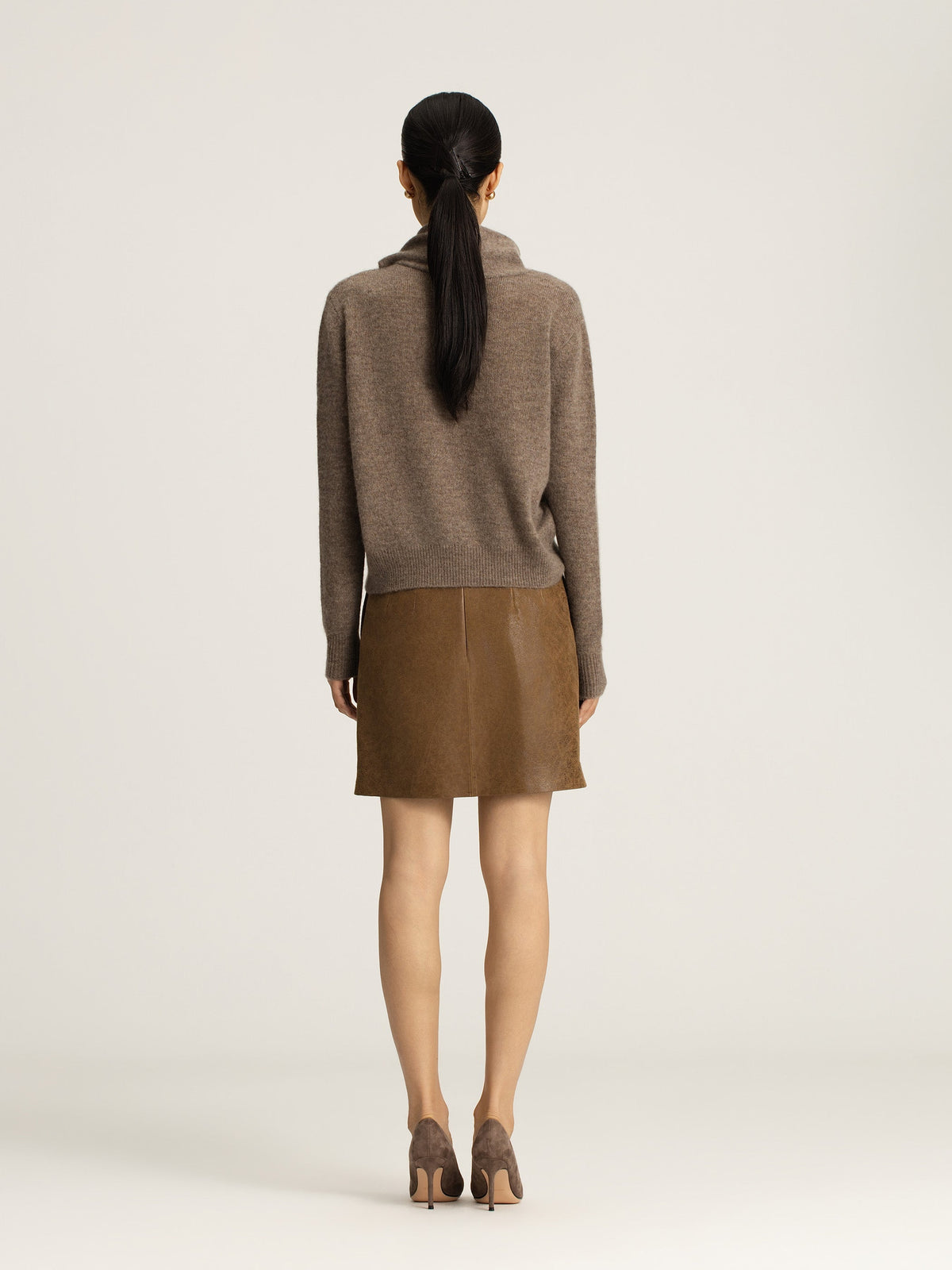 Odette Wool Cashmere Button Sweater